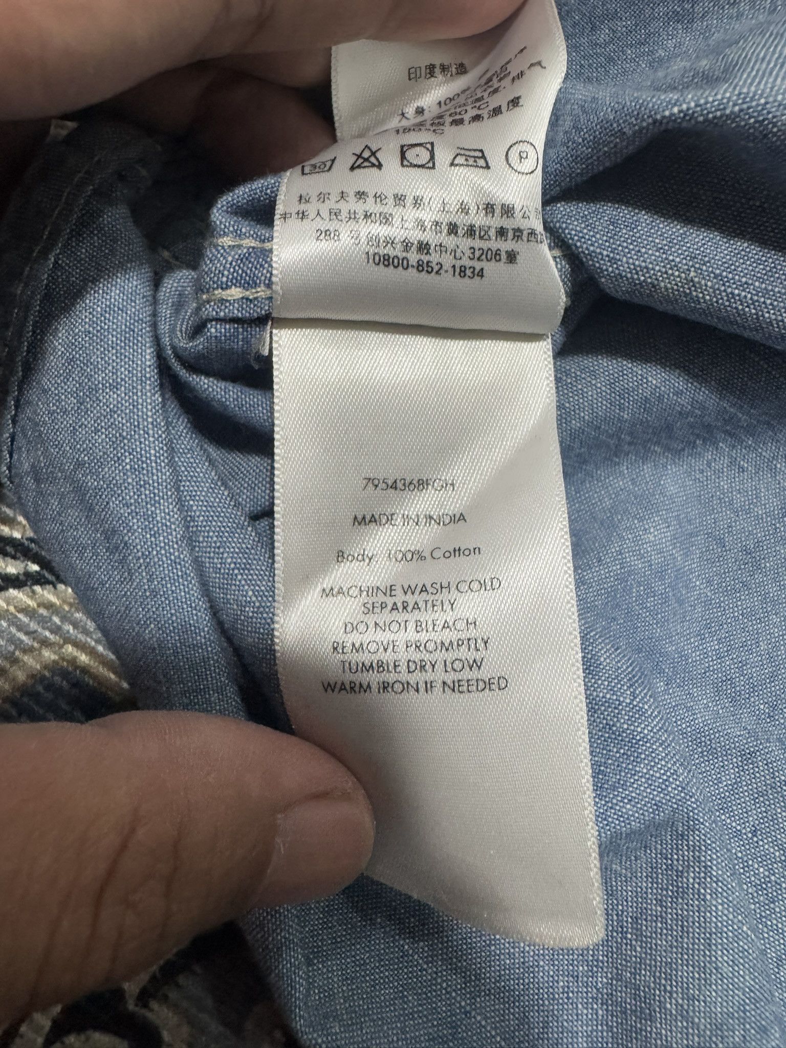 Denim & Supply Ralph Lauren × Polo Ralph Lauren × RRL Ralph Lauren Denim And Supply Ralph Lauren America Patchwork Shirt Size US S / EU 44-46 / 1 - 13 Thumbnail