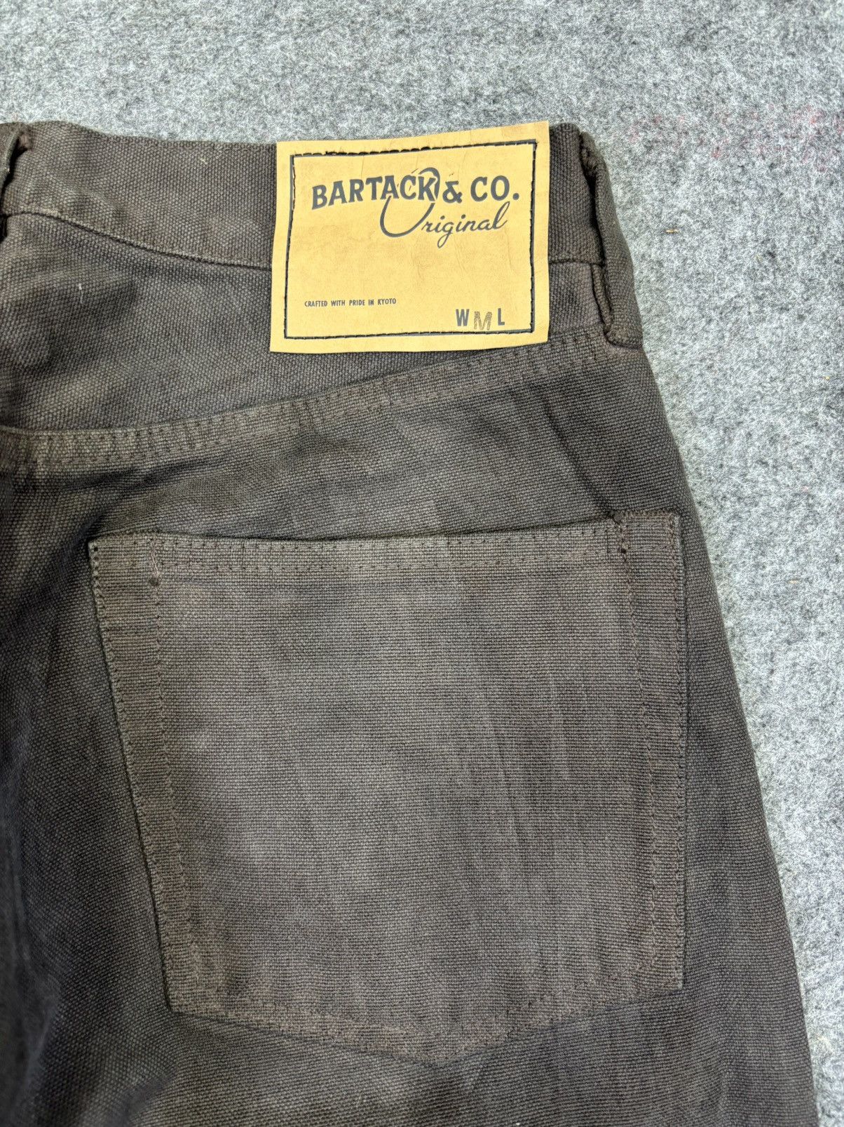 Japanese Brand 💥Kojima Style💥Bartack Duck Canvas Regular Denim F991 Size US 28 / EU 44 - 11 Thumbnail