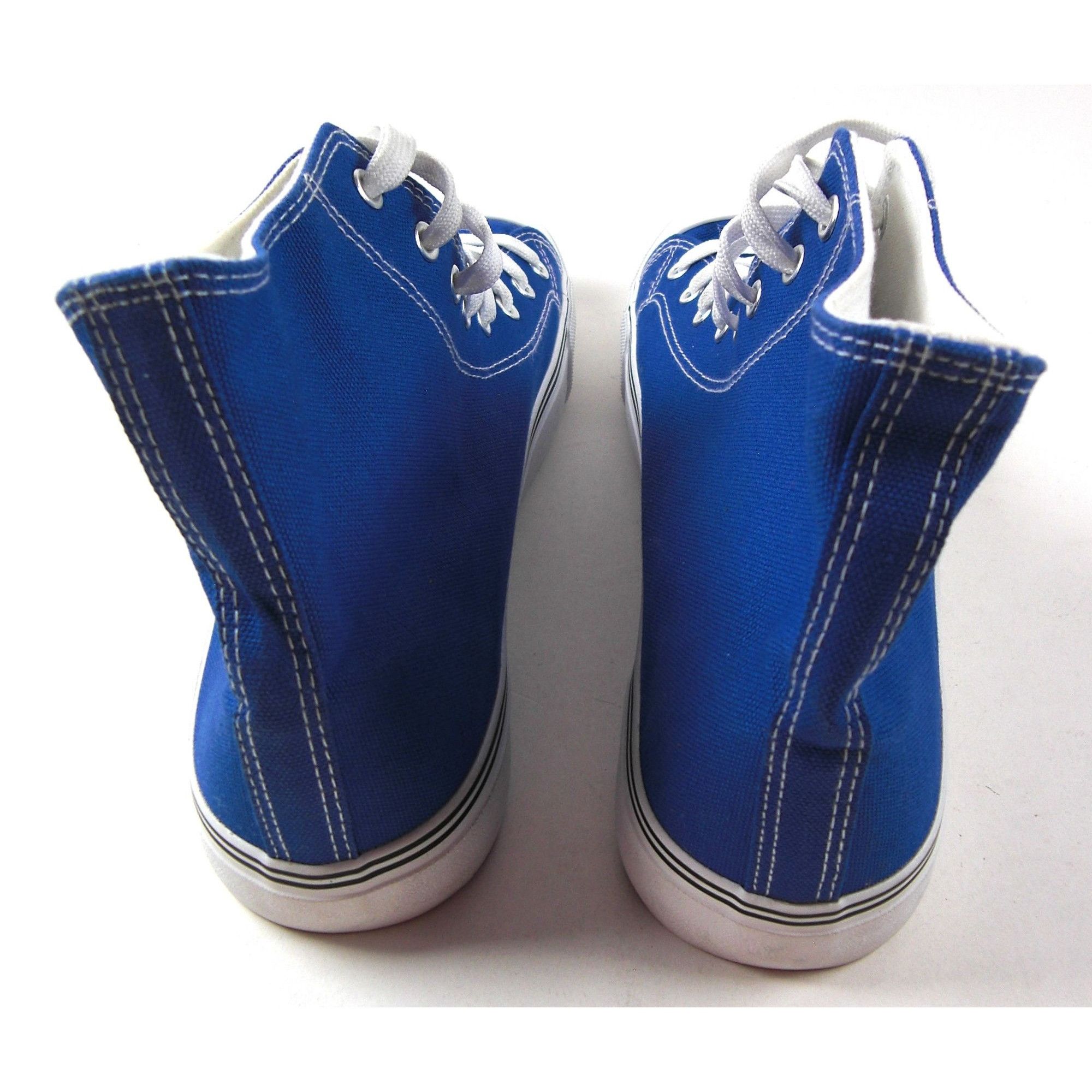 Other Mens Blue High Top Canvas Sneakers Size 13 New Size US 13 / EU 46 - 4 Thumbnail