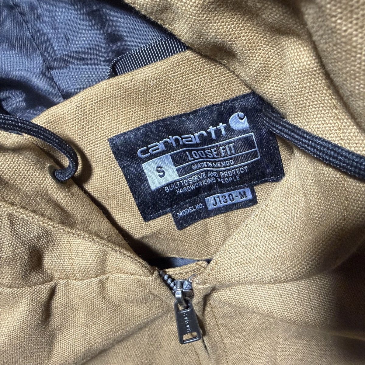 Carhartt Carhartt J130 Hooded Jacket Size Small Tan New Size US S / EU 44-46 / 1 - 2 Thumbnail