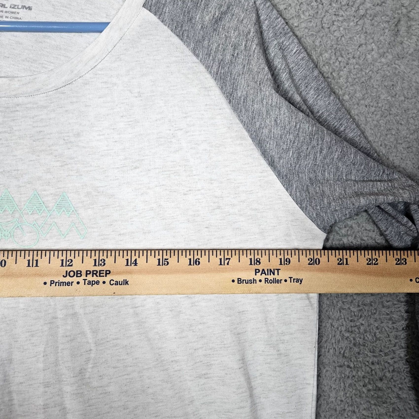 PEARL iZUMi Pearl Izumi Women’s 3/4 Sleeve Raglan T-shirt XL Multicolor Cotton Blend Polyester Regular Shirt Womens Size XL / US 12-14 / IT 48-50 - 6 Thumbnail