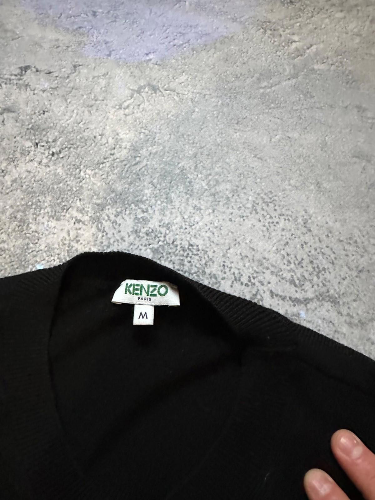 Kenzo Kenzo Black Logo Knit Crew Neck Long Sleeve Sweater Sz M Size US M / EU 48-50 / 2 - 5 Thumbnail