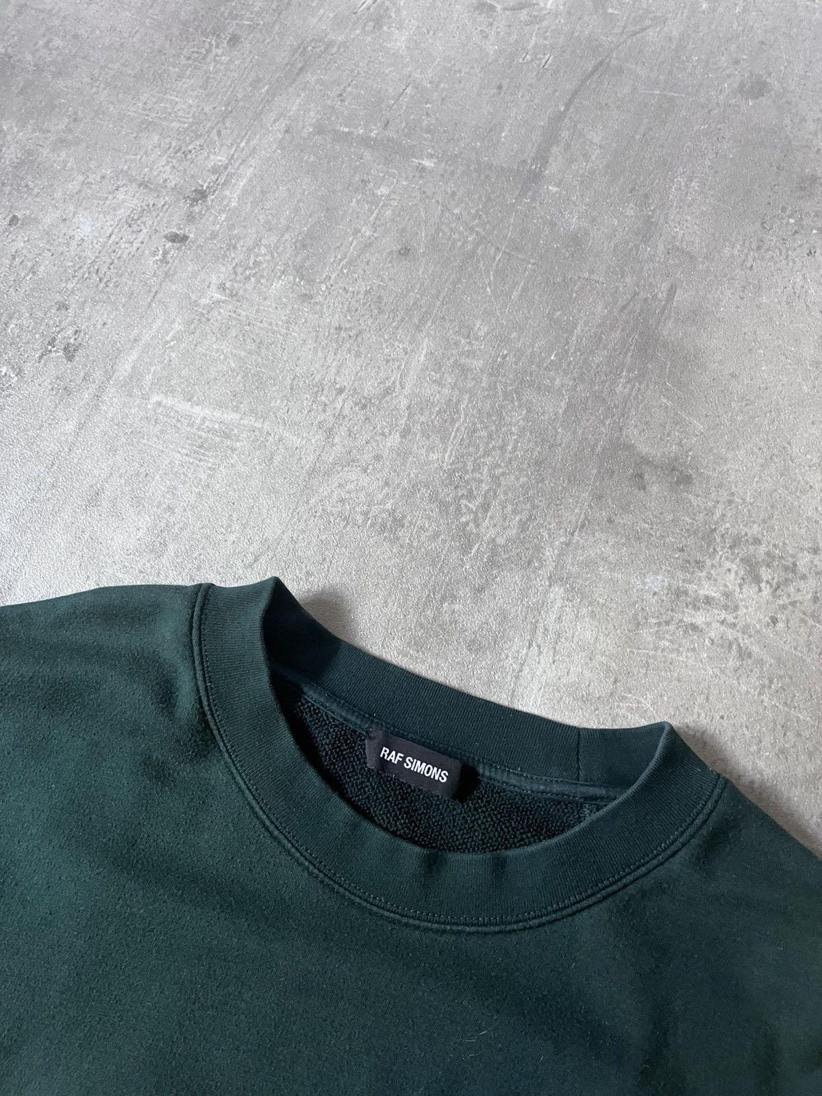 Raf Simons Raf Simons A/W 16 R patched logo sweatshirt green Size US XL / EU 56 / 4 - 5 Thumbnail