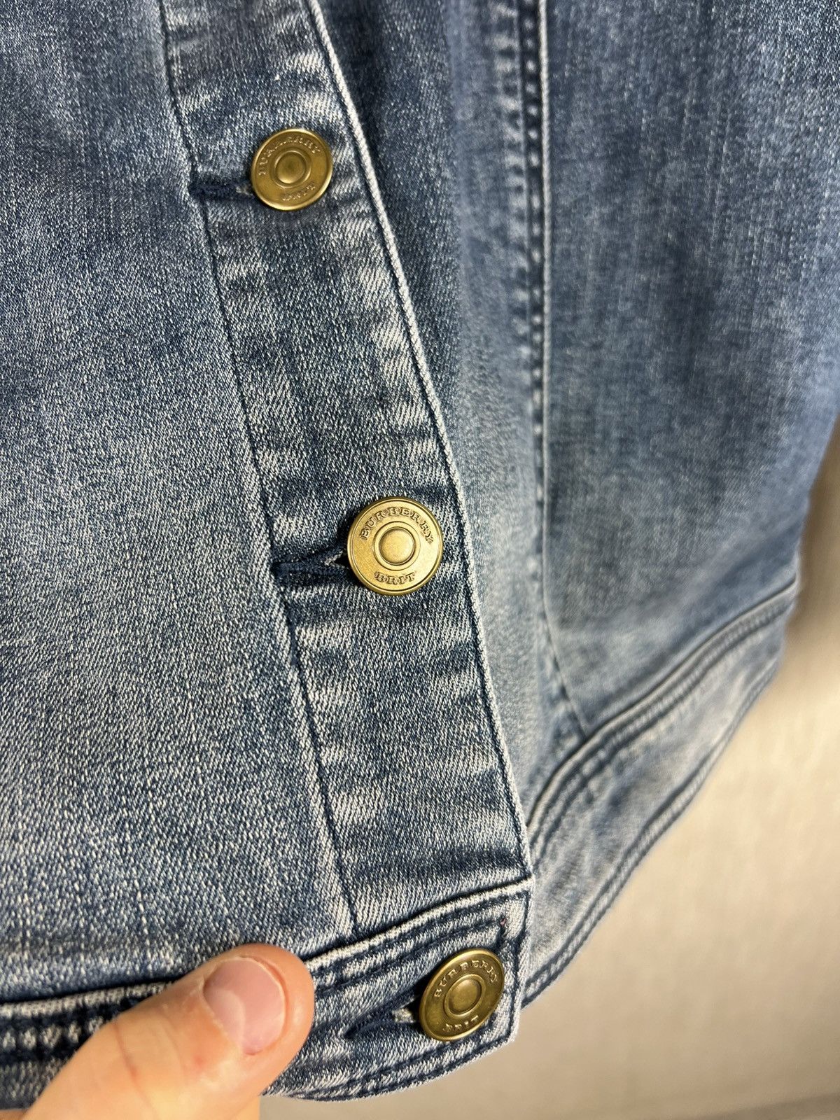 Burberry Burberry Brit denim jacket jeans old money luxury washed Size XL / US 12-14 / IT 48-50 - 9 Thumbnail