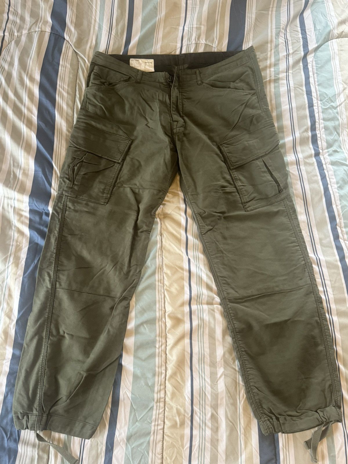 Gstar Green Cargo Pants
