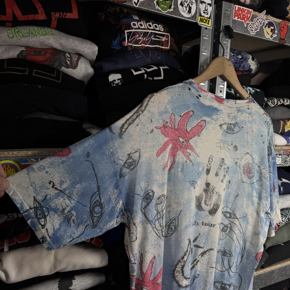 Band Tees × Vintage THE CURE 1992 WISH ALBUM WORLD TOUR ALL OVER PRINT T-SHIRT Size US XL / EU 56 / 4 - 9 Thumbnail