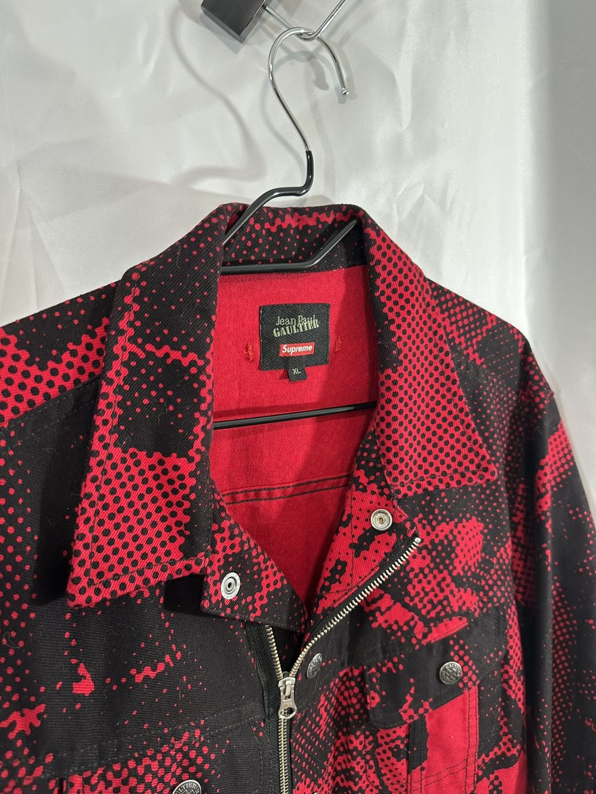 Jean Paul Gaultier × Supreme Supreme x Jean Paul Gualtier RACISM Denim Jacket Size US XL / EU 56 / 4 - 3 Thumbnail