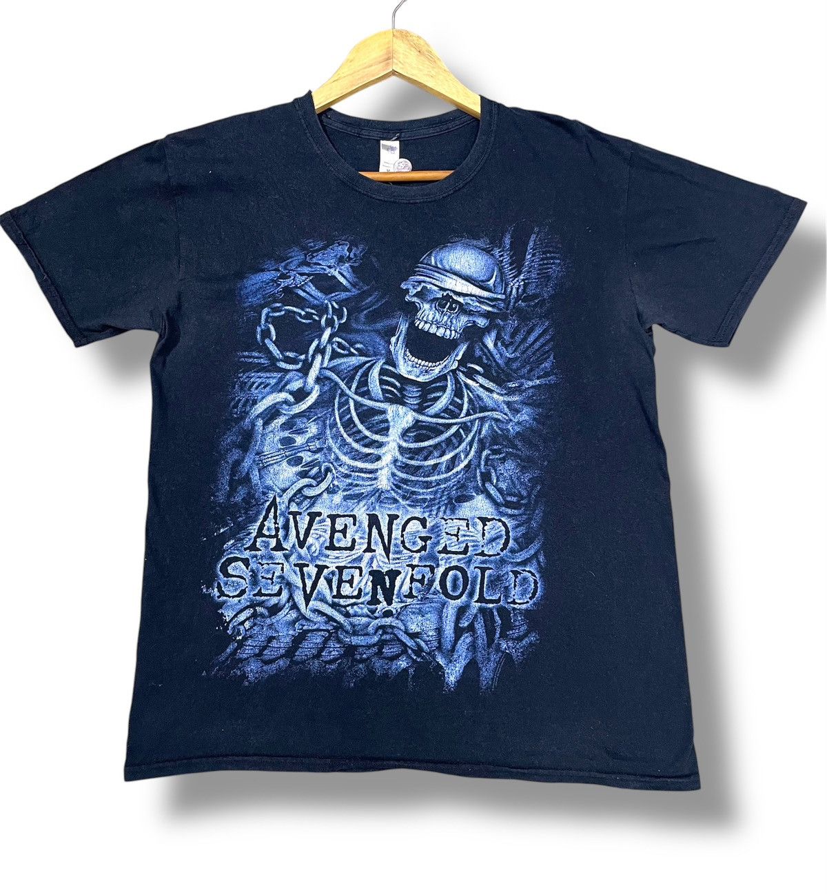 Band Tees × Gildan × Japanese Brand Rare Avenged Sevenfold Tshirt Size US M / EU 48-50 / 2 - 1 Thumbnail