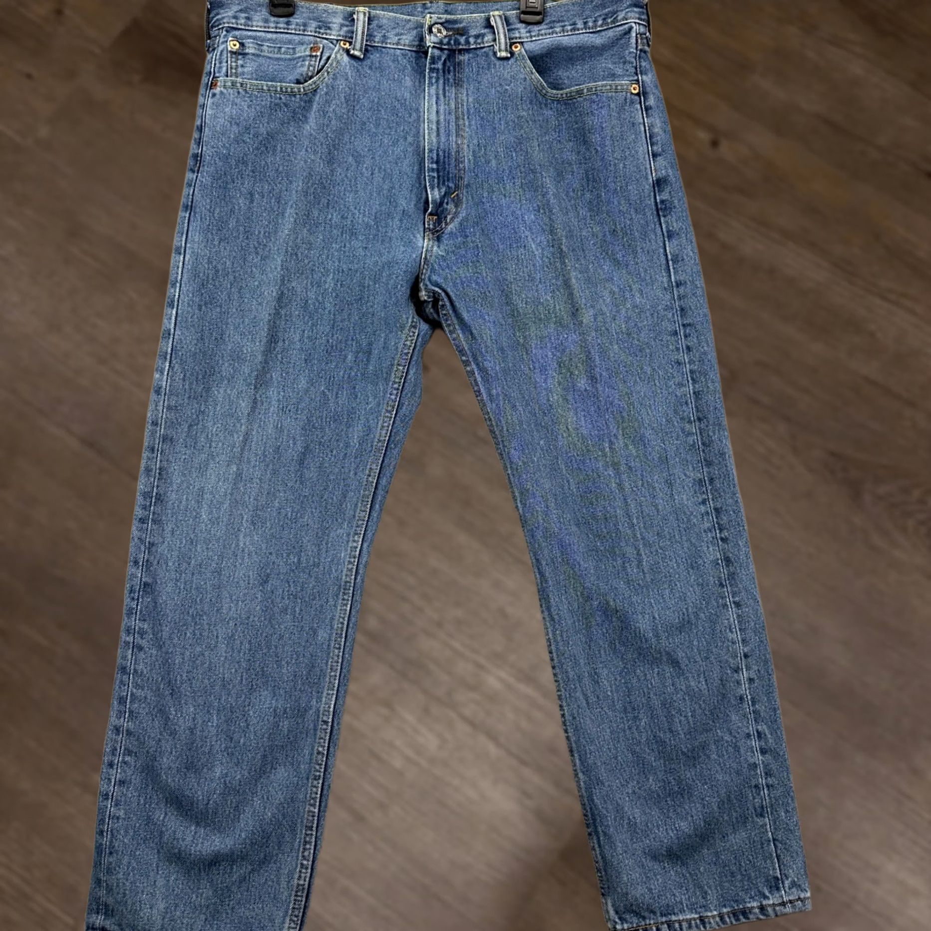 Levi's Levi's 505 Mens Straight Jeans 38X29 Blue 5 Pocket Denim Pants Casual Vintage? No Size US 38 / EU 54 - 1 Thumbnail