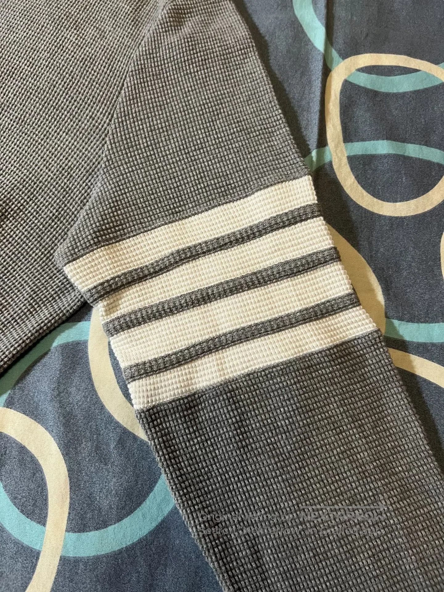 Thom Browne Thom Browne 4-Bar Waffle Henley Sweatshirt. Size US L / EU 52-54 / 3 - 5 Thumbnail