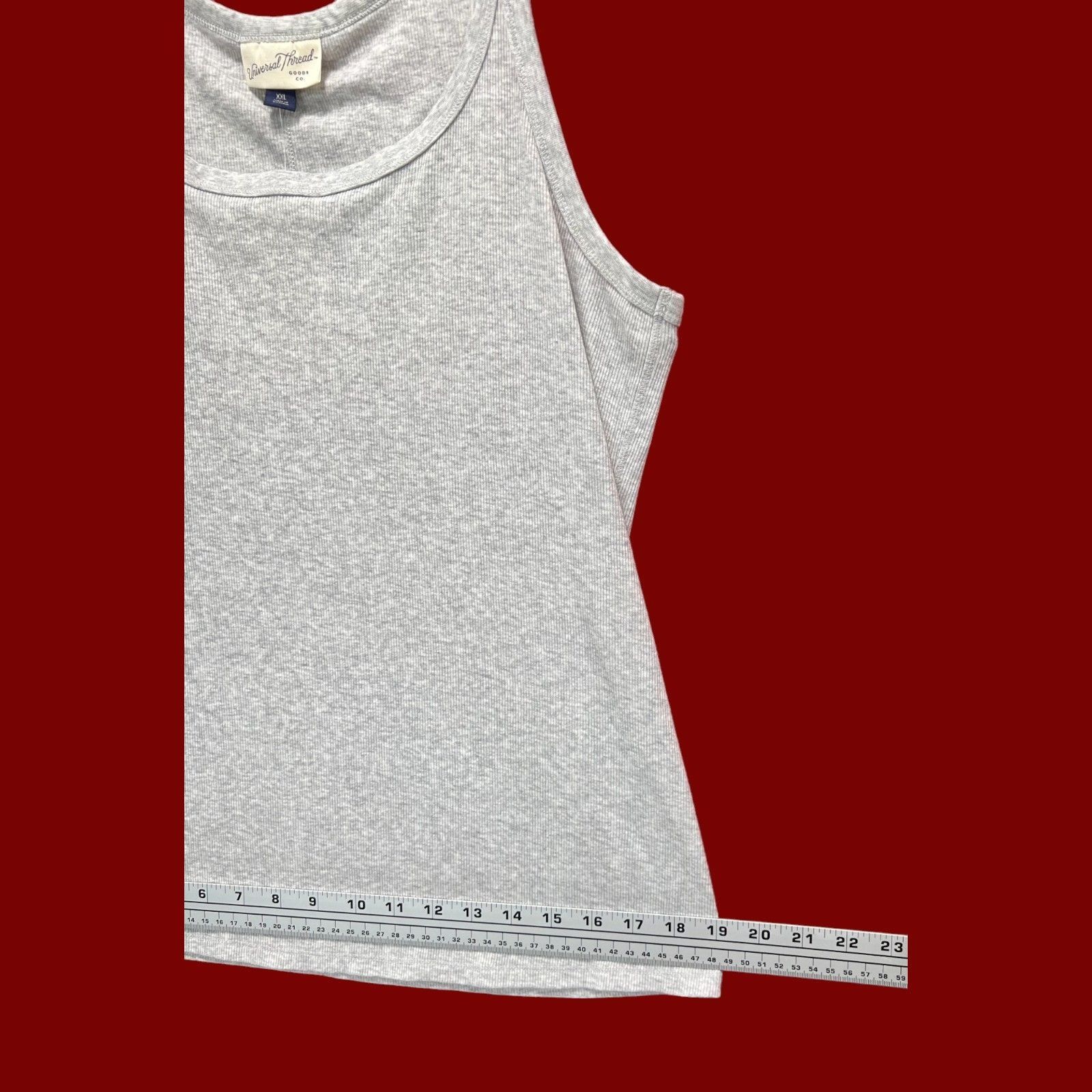 Other Universal Thread - Women's Sleeveless T-Shirt - Grey - XXL Size XXL / US 16-18 / IT 52-54 - 5 Thumbnail