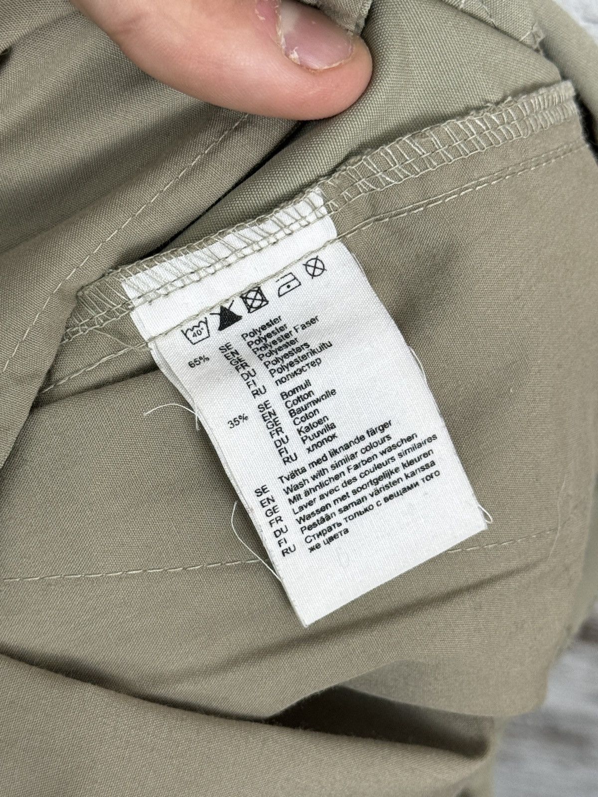 Fjallraven Mens Vintage FjallRaven g1000 cargo pants waxed Size US 30 / EU 46 - 10 Thumbnail