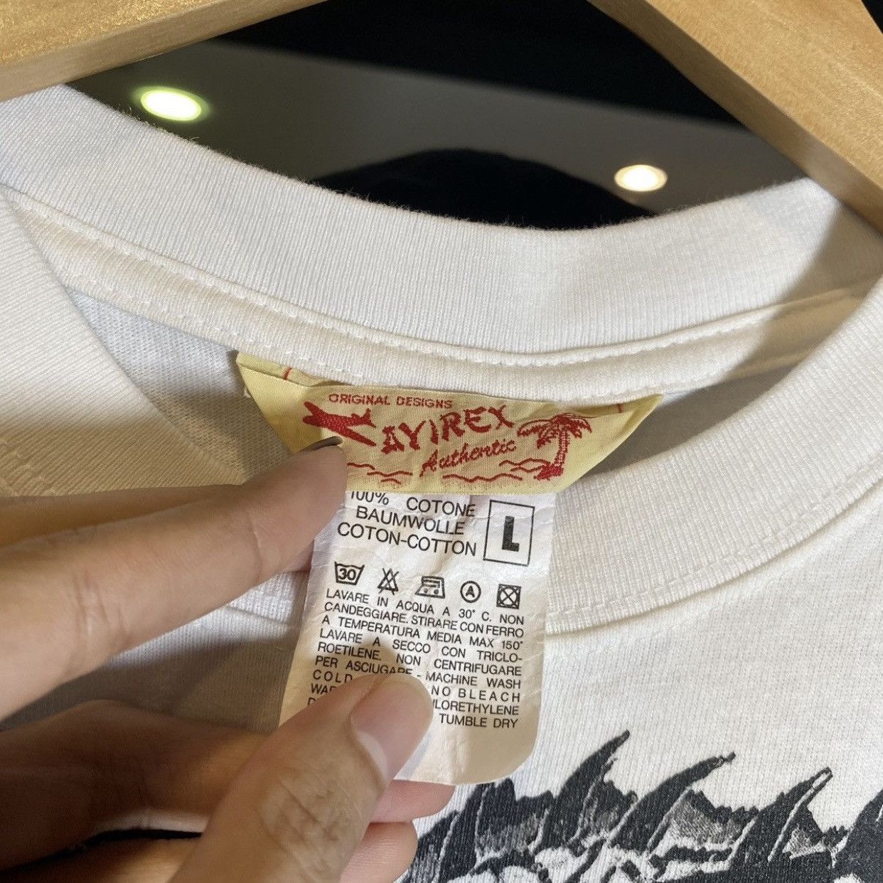 Avirex × Vintage Vintage Avirex Karakuri Dragon Sukajan White Tee Size US L / EU 52-54 / 3 - 9 Thumbnail