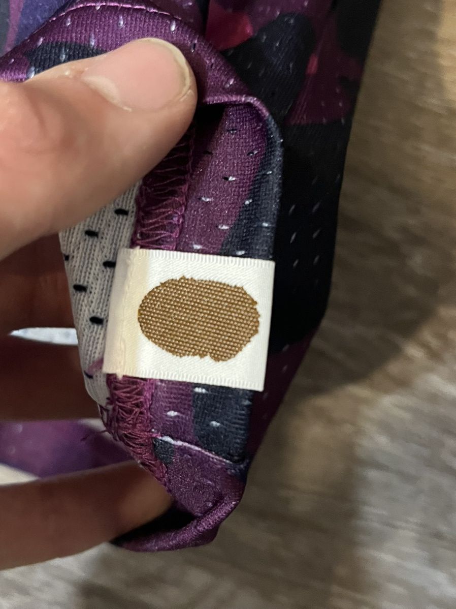 Bape A Bathing Ape Purple ABC Camo Jersey New With Tags Size US XL / EU 56 / 4 - 3 Thumbnail