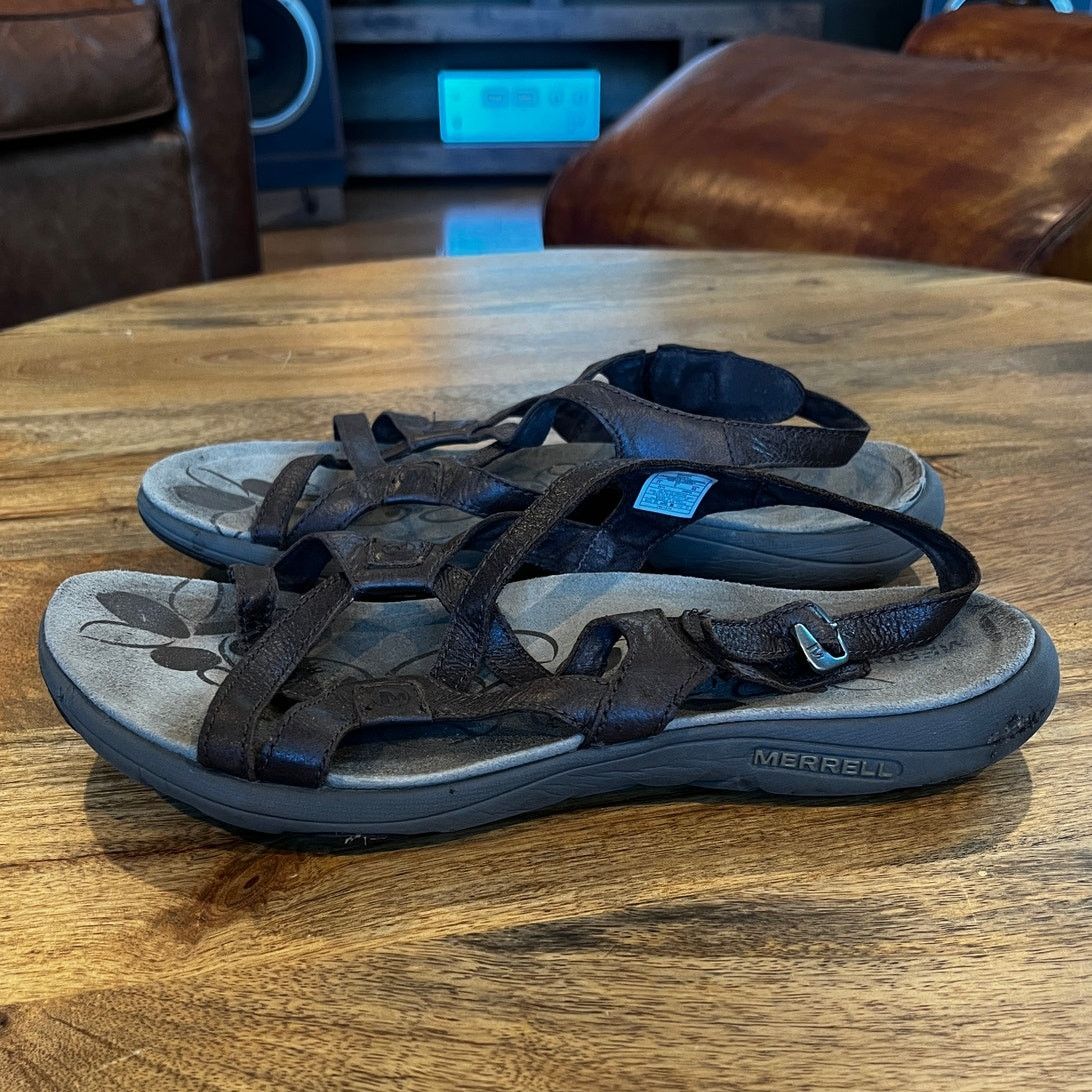 Merrell Merrell Agave 2 Lavish Leather Sandal Bracken Women's US 11 Size US 11 / IT 41 - 3 Thumbnail