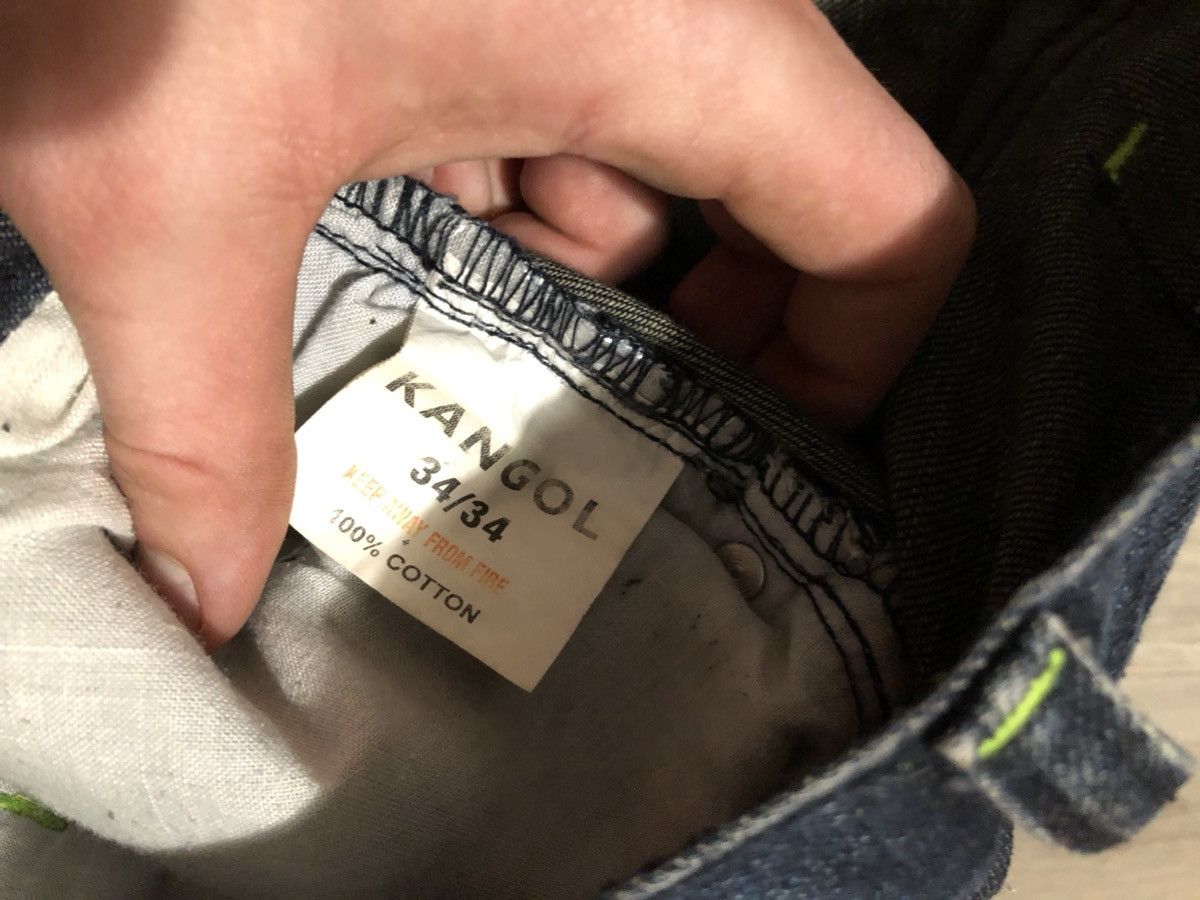 Kangol × Vintage Vintage Rare 90s Kangol Jeans Streetwear Y2K Drill Size US 34 / EU 50 - 10 Thumbnail