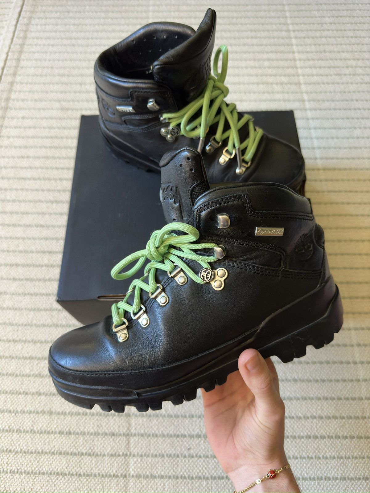 image of Stussy x Timberland Boots in Black, Men's (Size 7)