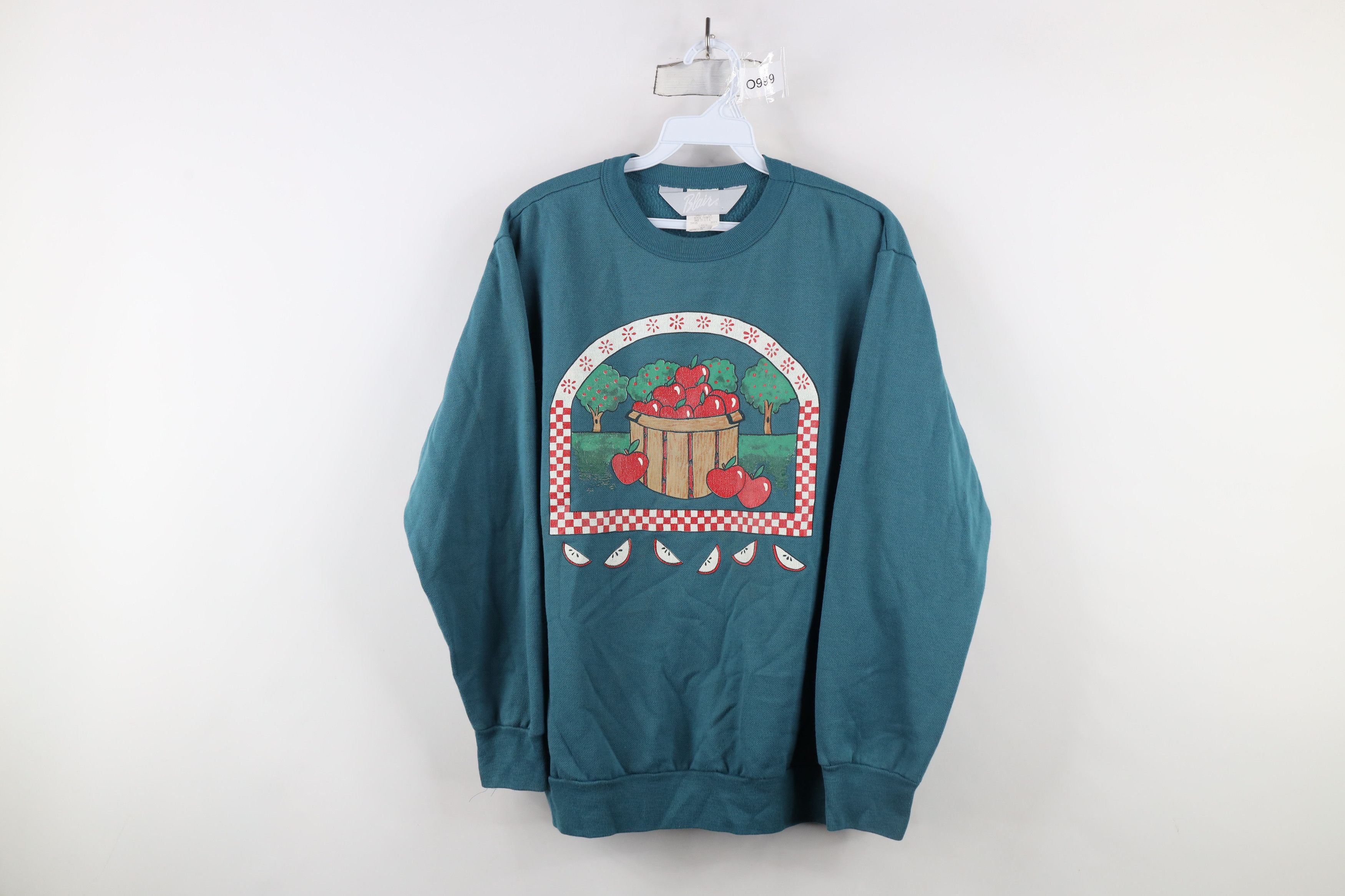 Vintage Vintage 90s Streetwear Apple Orchard Country Sweatshirt USA Size L / US 10 / IT 46 - 1 Thumbnail