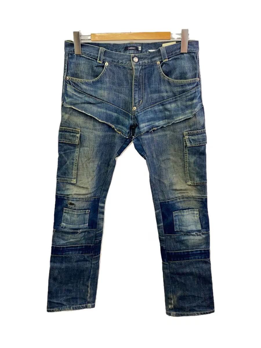 Undercover Reconstructed Patchwork Cargo Denim Jeans Size US 32 / EU 48 - 1 Thumbnail