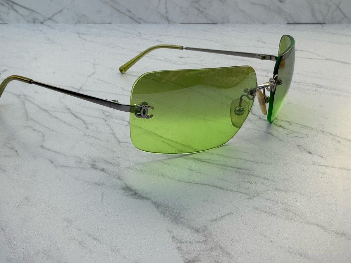 Chanel Chanel vintage sunglasses 4017 Green rare lens Size ONE SIZE - 14 Thumbnail