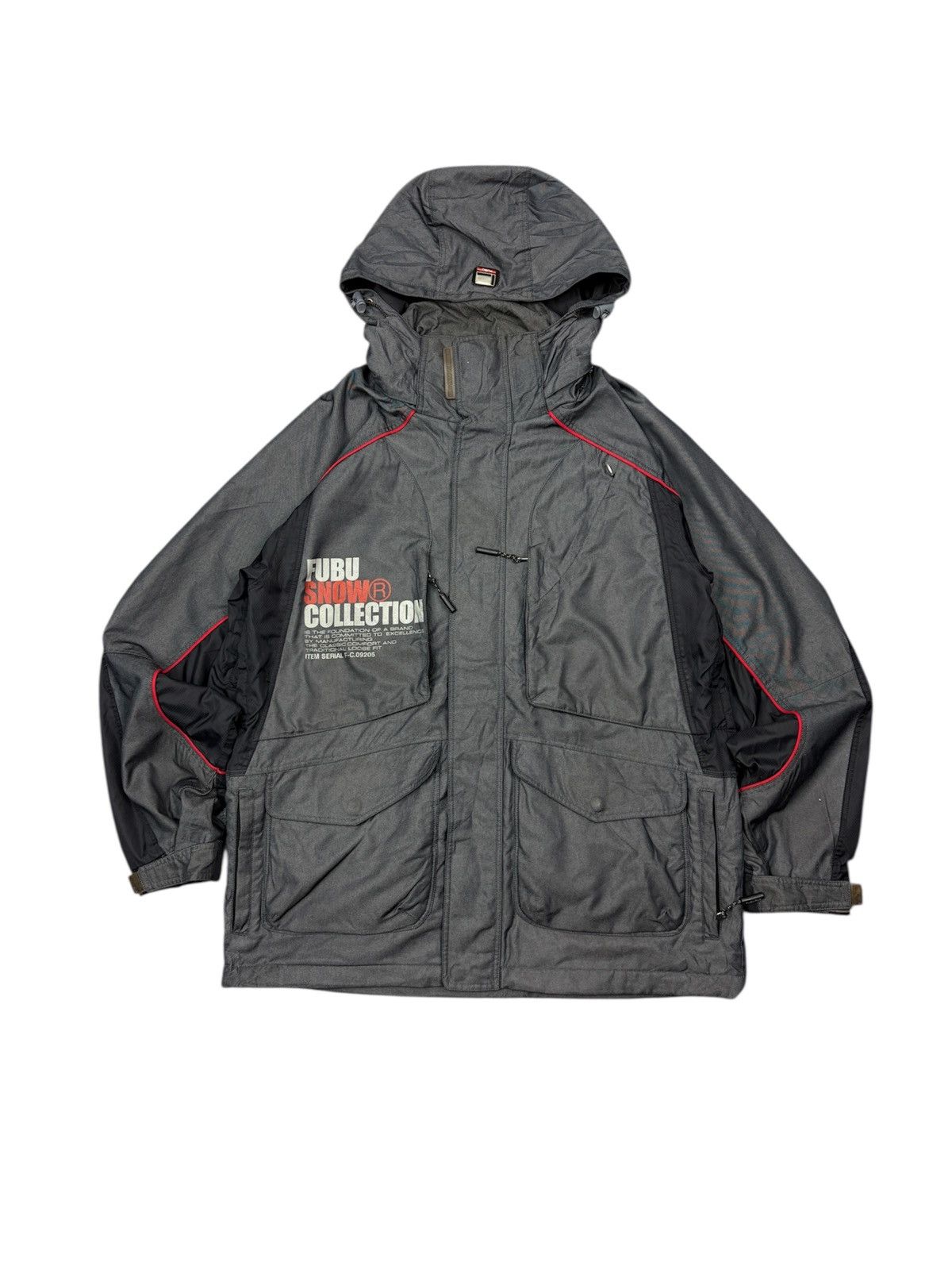 Vintage Y2K Fubu Snow Collection Gorpcore Jacket Insulated