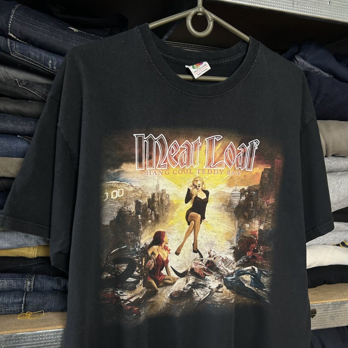 Band Tees Vintage Meatloaf Big Logo Rock Band 2000’s tee size L Size US L / EU 52-54 / 3 - 2 Thumbnail