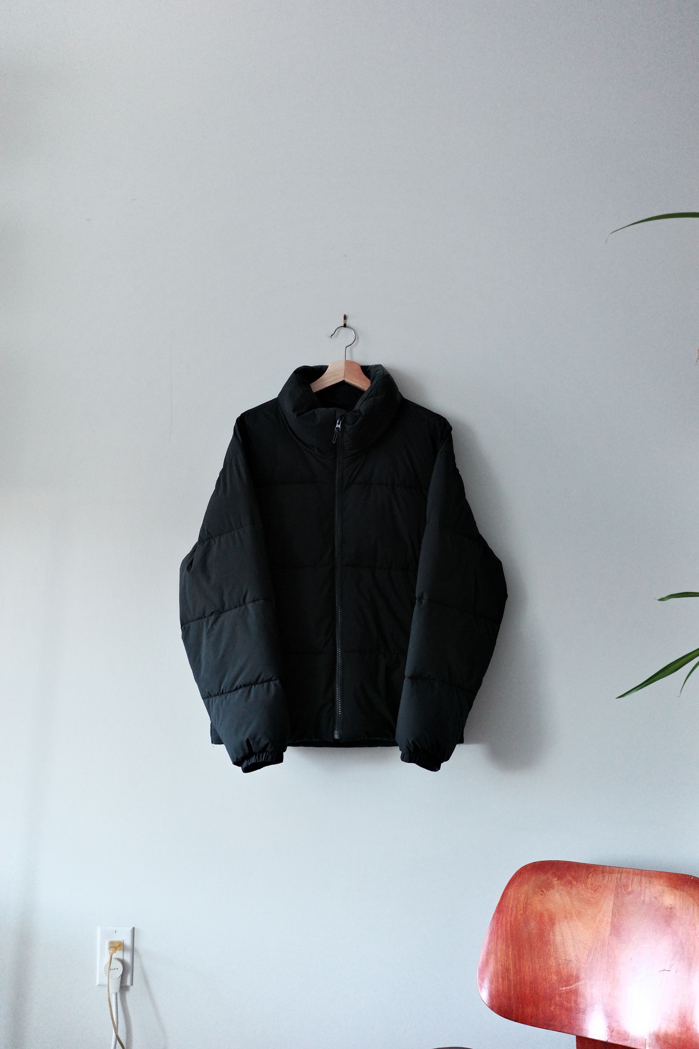 Abercrombie & Fitch Relaxed Heavyweight Puffer in Matte Black Size US S / EU 44-46 / 1 - 1 Thumbnail