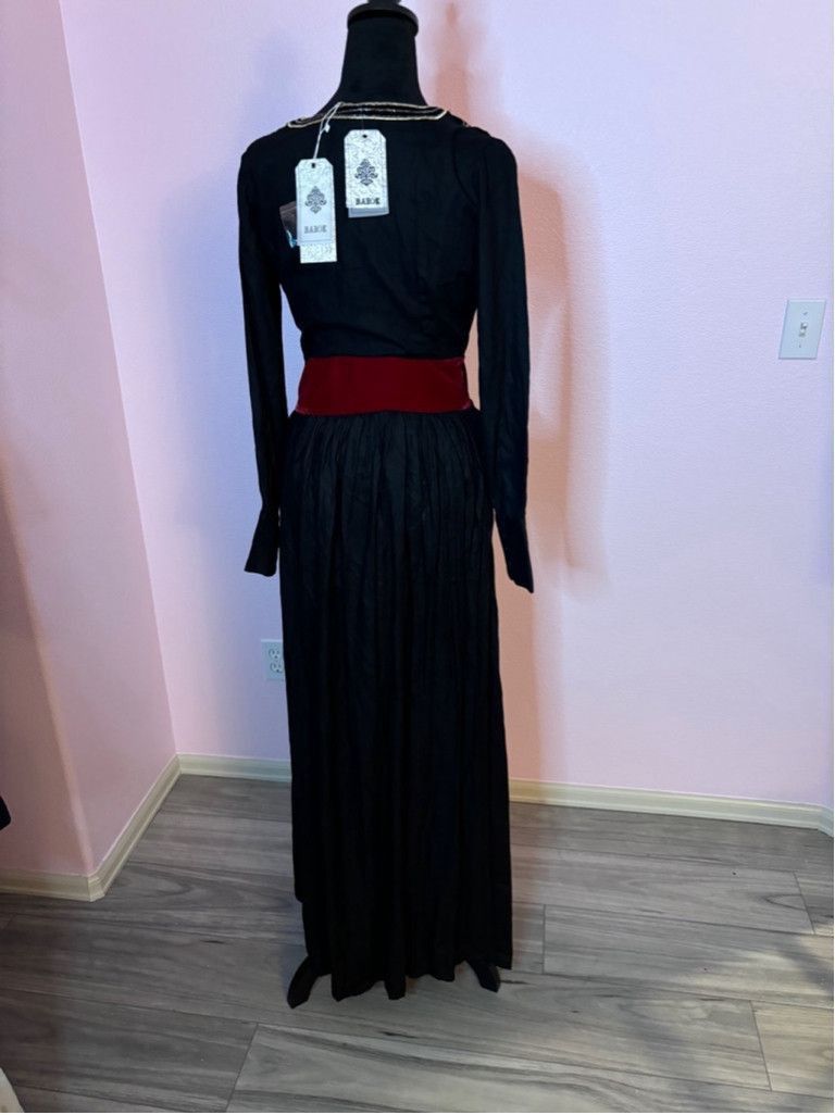 Other Women's Barok Black Maxi Dress with Red Embroidery Size S Size S / US 4 / IT 40 - 3 Thumbnail