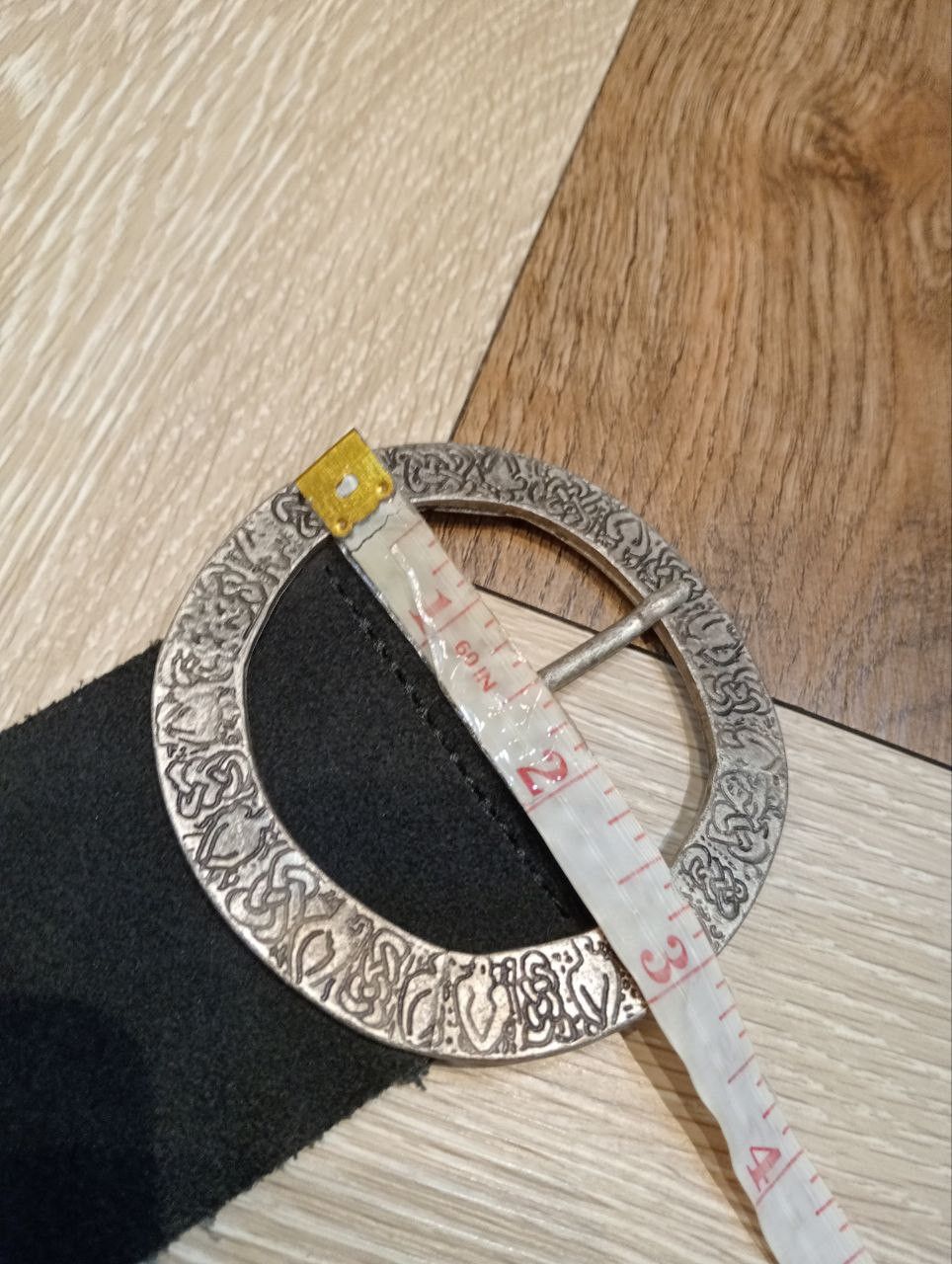 agnes b. AGNES B. CROUTE DE CUIR VACHETTE LEATHER BELT Size ONE SIZE - 6 Thumbnail