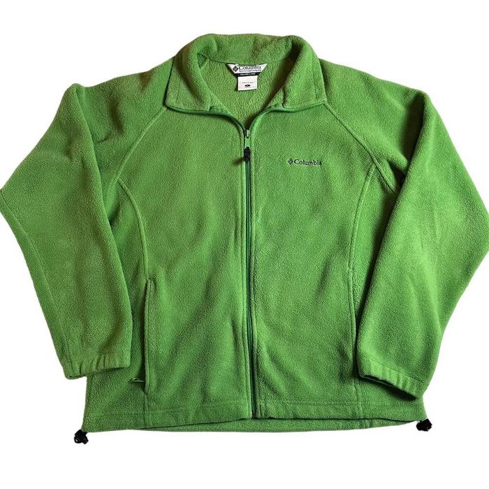 Columbia Columbia Fleece Full Zip Up Green Jacket Womens size Large