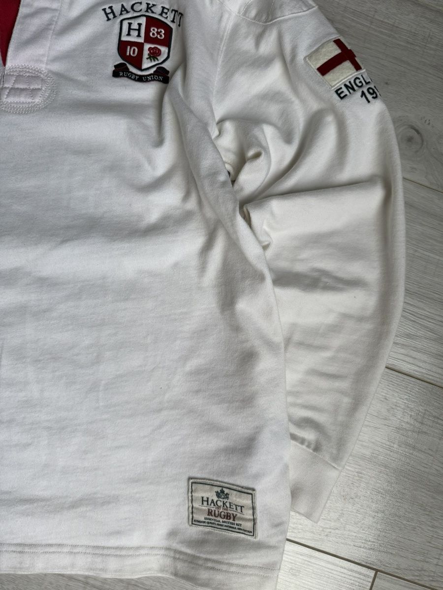 Hackett × Vintage Vintage Hackett England Rugby Shirt 1991 jersey 10 Size US M / EU 48-50 / 2 - 3 Thumbnail