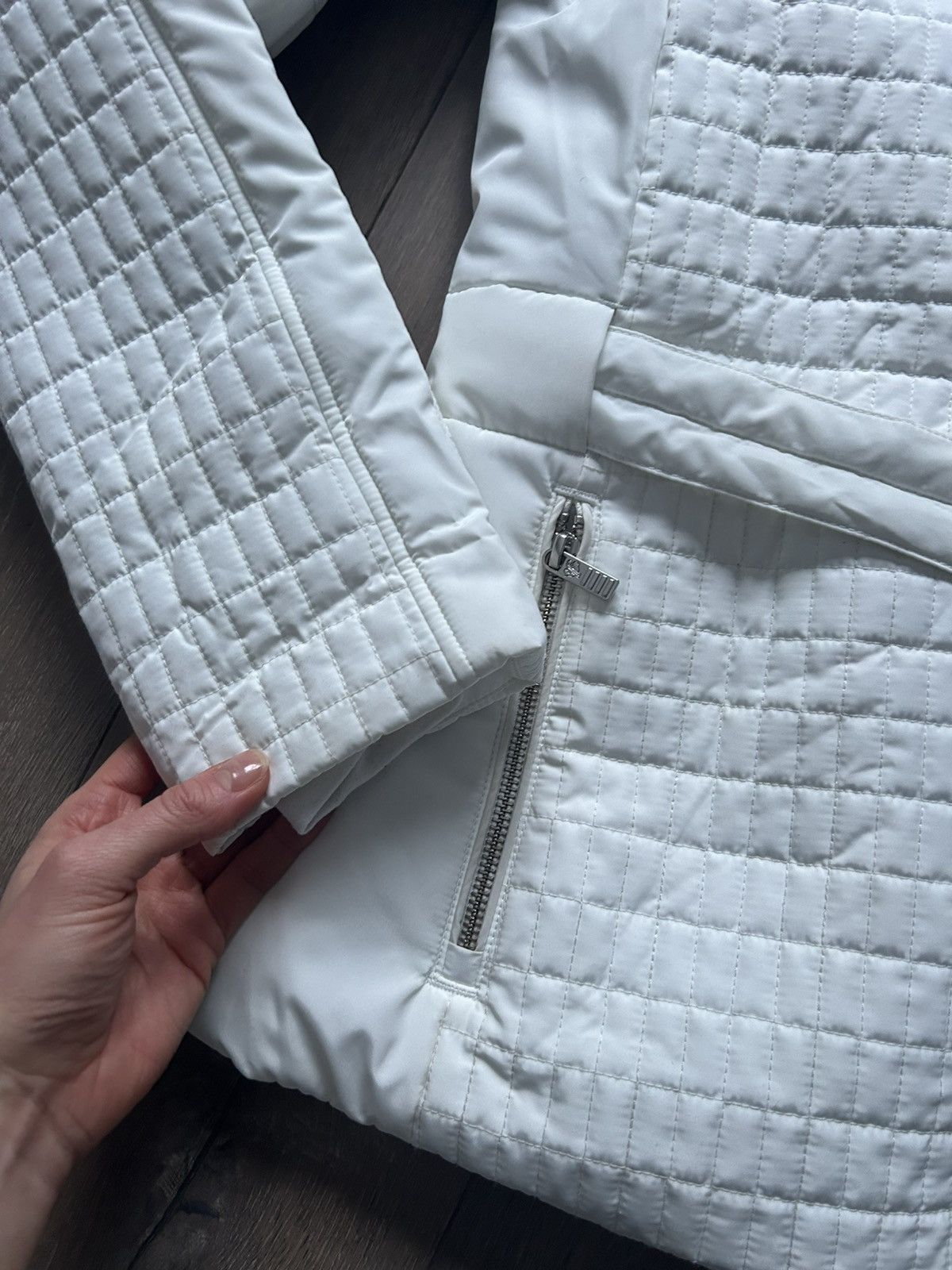 Fusalp Fusalp white ski city jacket with belt new XL 42 Size XL / US 12-14 / IT 48-50 - 5 Thumbnail
