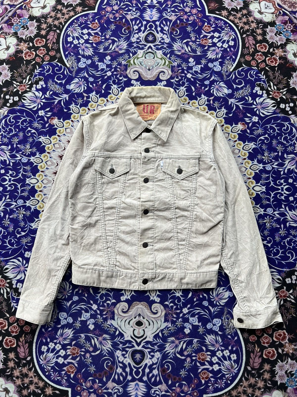 Japanese Brand (S) Urban Research Japanese Brand Corduroi Trucker Jacket Size US S / EU 44-46 / 1 - 1 Thumbnail