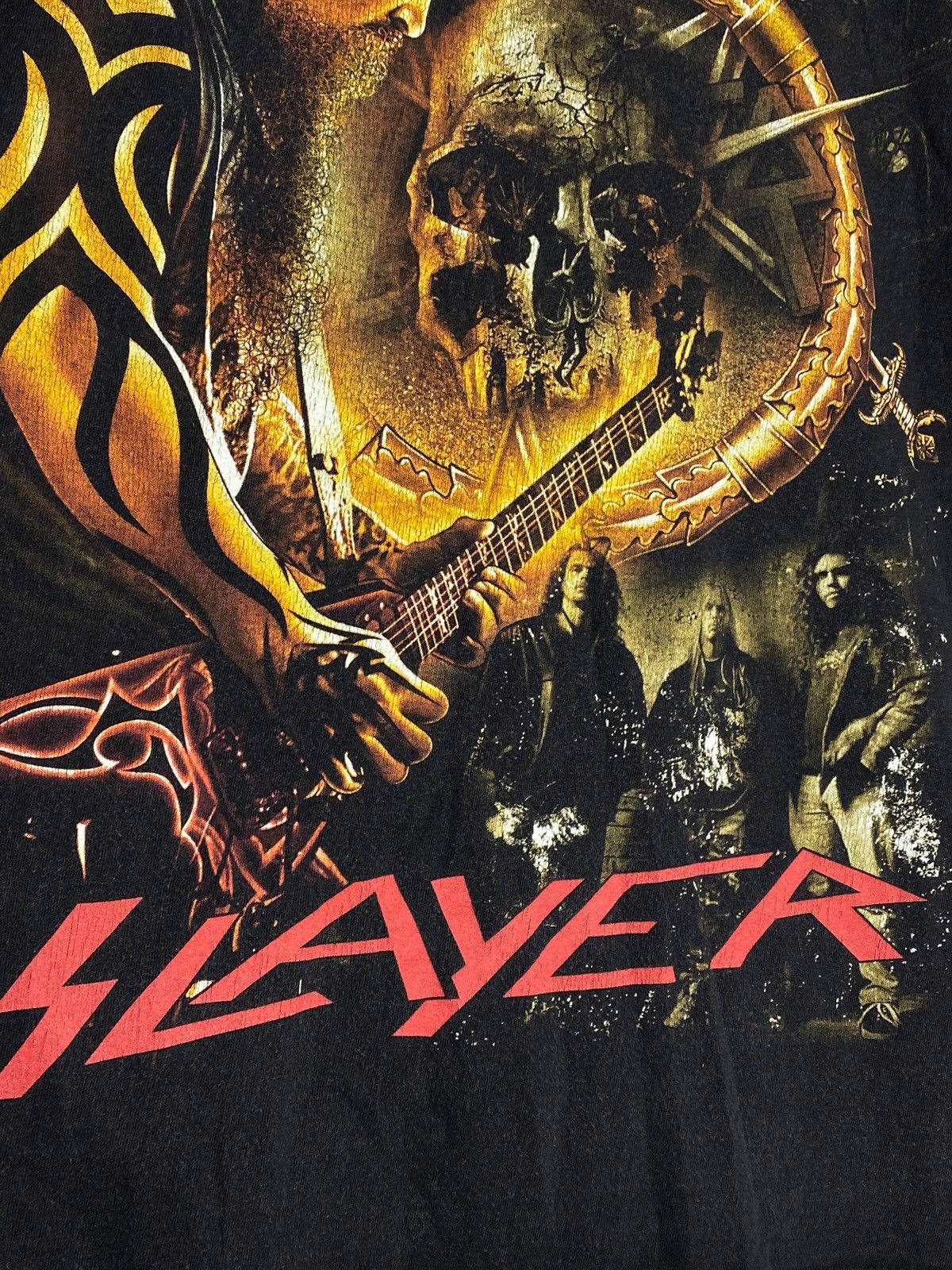 Band Tees Vintage Slayer Graphic T-shirt 2000s Size US L / EU 52-54 / 3 - 6 Thumbnail