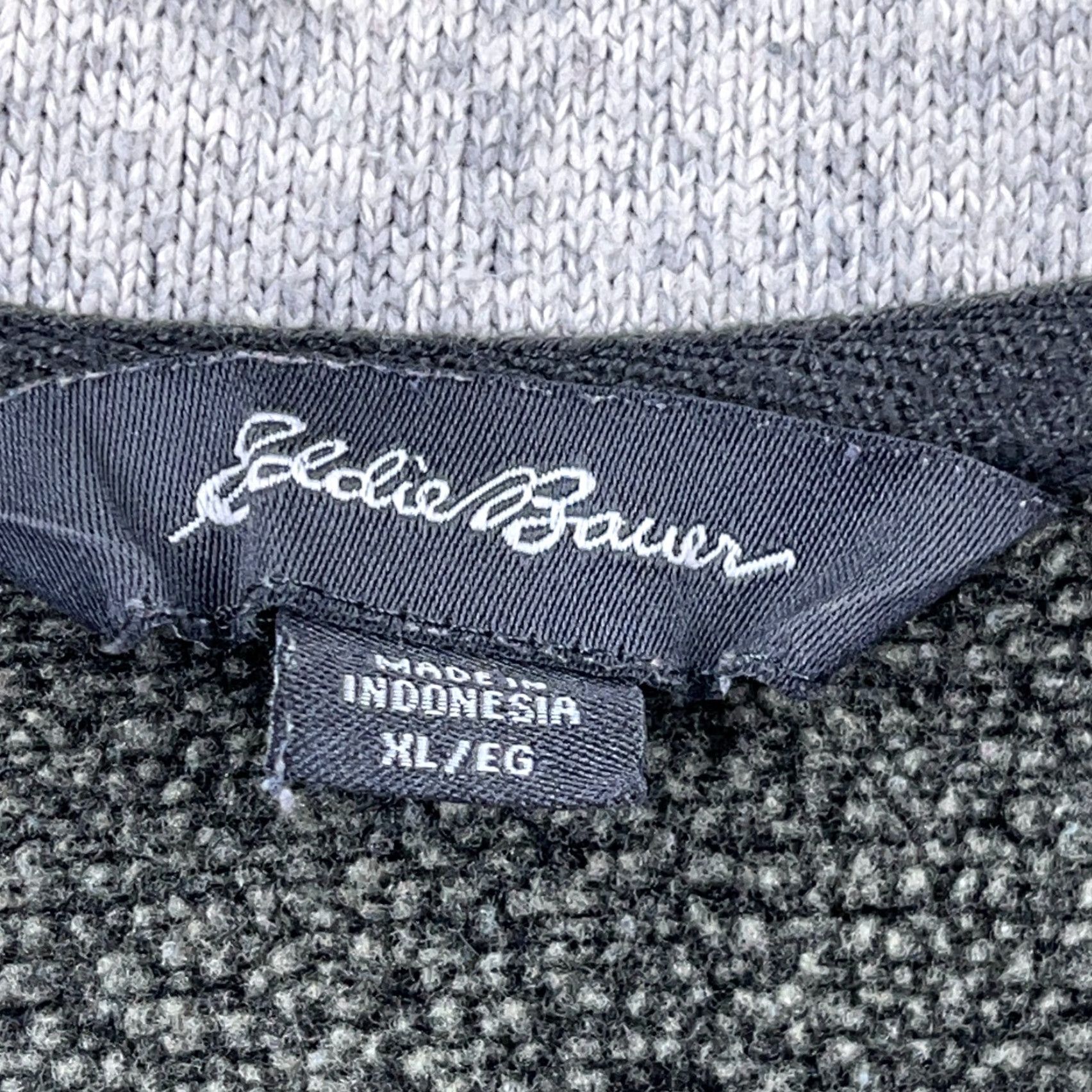 Eddie Bauer Eddie Bauer Sweater Men XL Gray Heather Pullover Quarter Zip Fleece Jacket A87 Size US XL / EU 56 / 4 - 2 Thumbnail