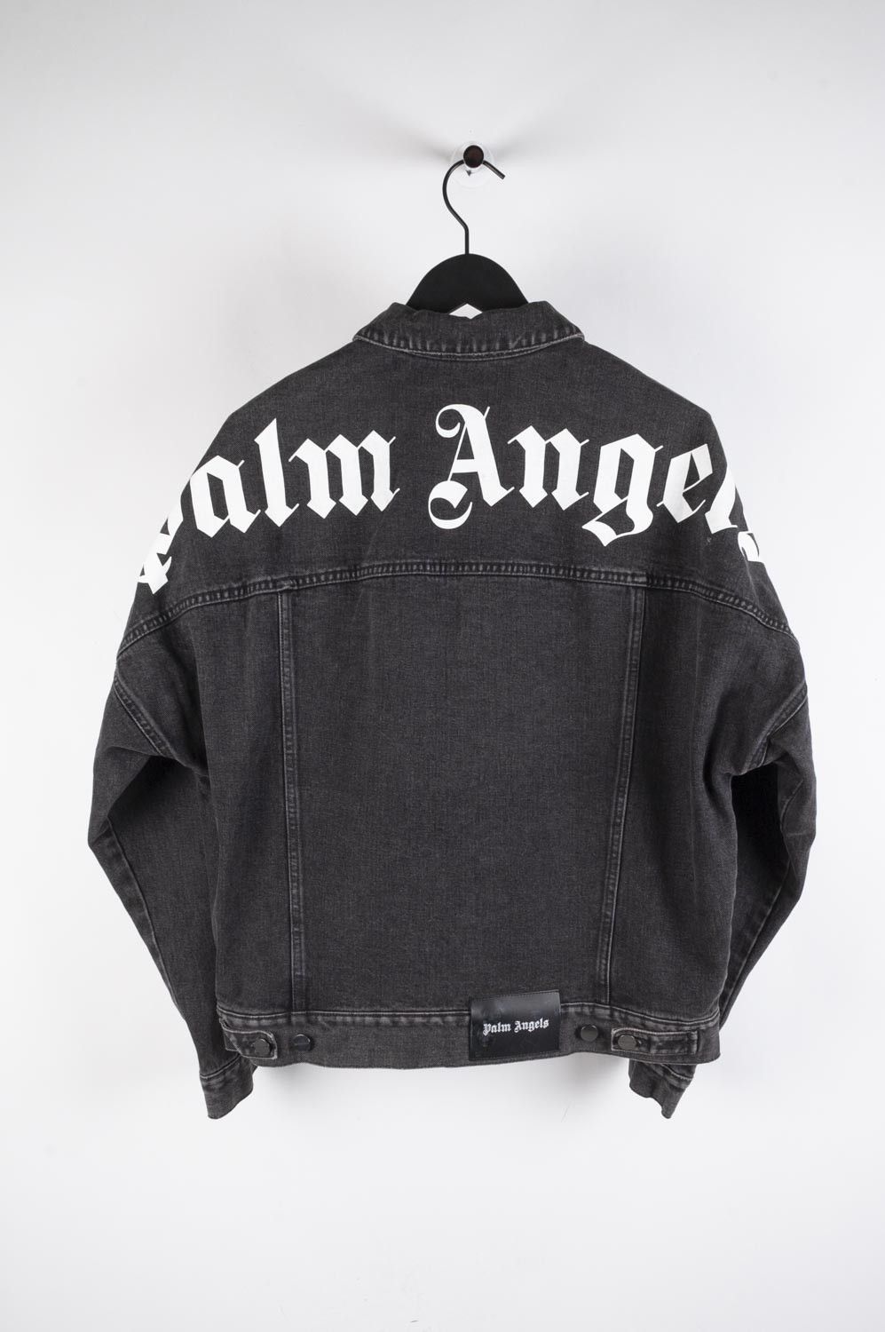 Palm Angels New Original Palm Angels Men Grey Denim Jacket Size M H3689 Size US M / EU 48-50 / 2 - 1 Thumbnail