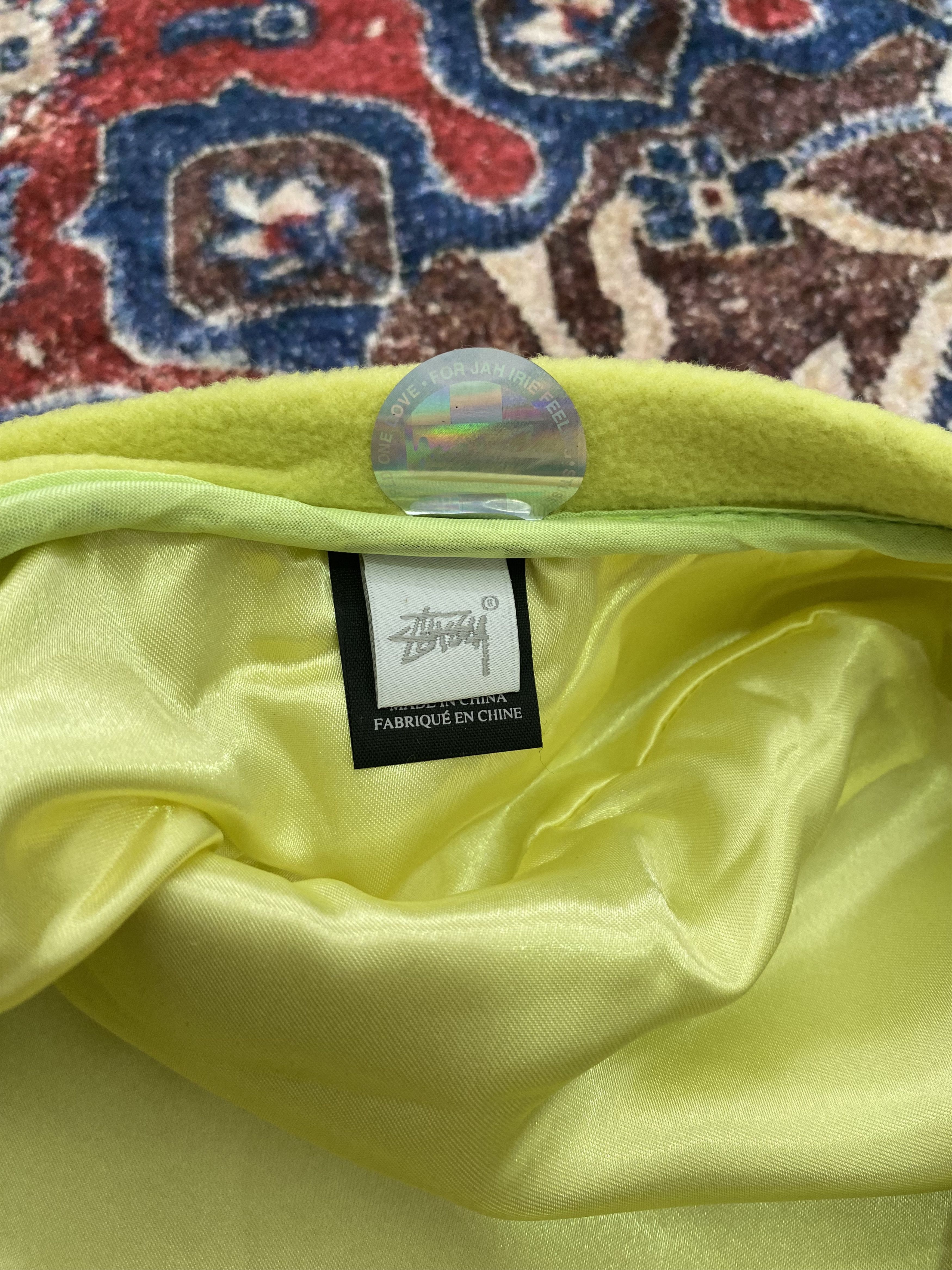 Stussy Stussy Bristol Polar Fleece Beret - Lemon Size ONE SIZE - 7 Thumbnail