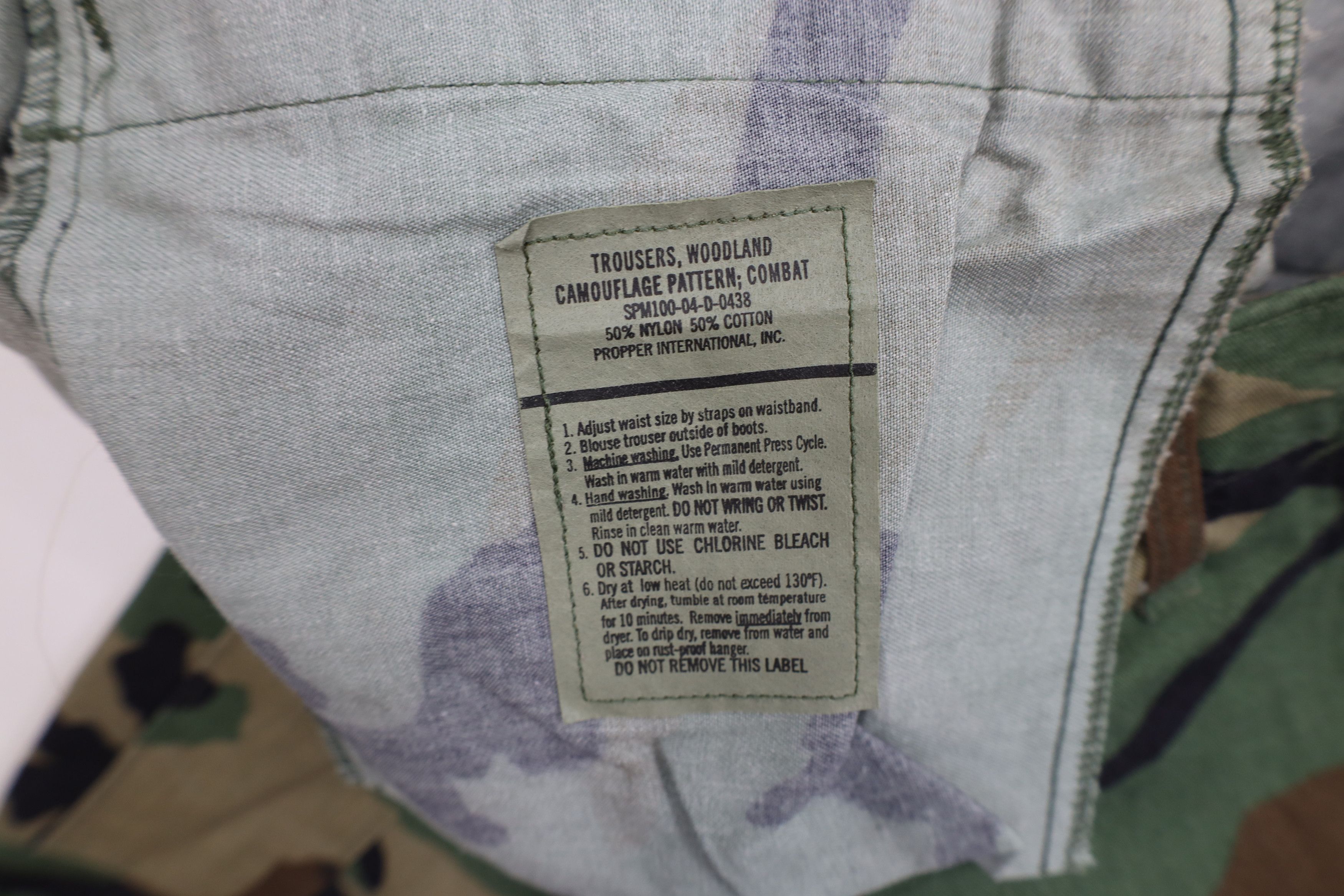 Vintage Vintage Y2K 2004 Propper Camouflage Combat Trousers Pants Size US 34 / EU 50 - 9 Thumbnail