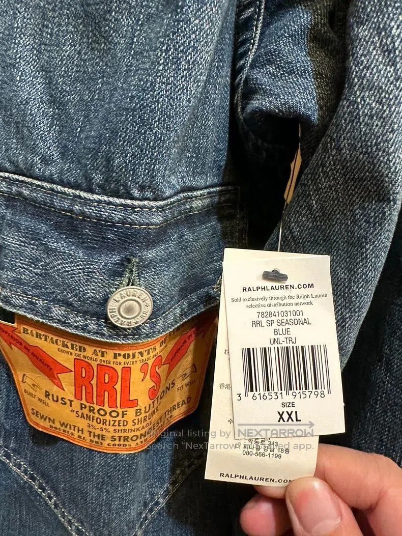 RRL Ralph Lauren RRL Double RL Vintage Denim Jacket. Size US XXL / EU 58 / 5 - 3 Thumbnail