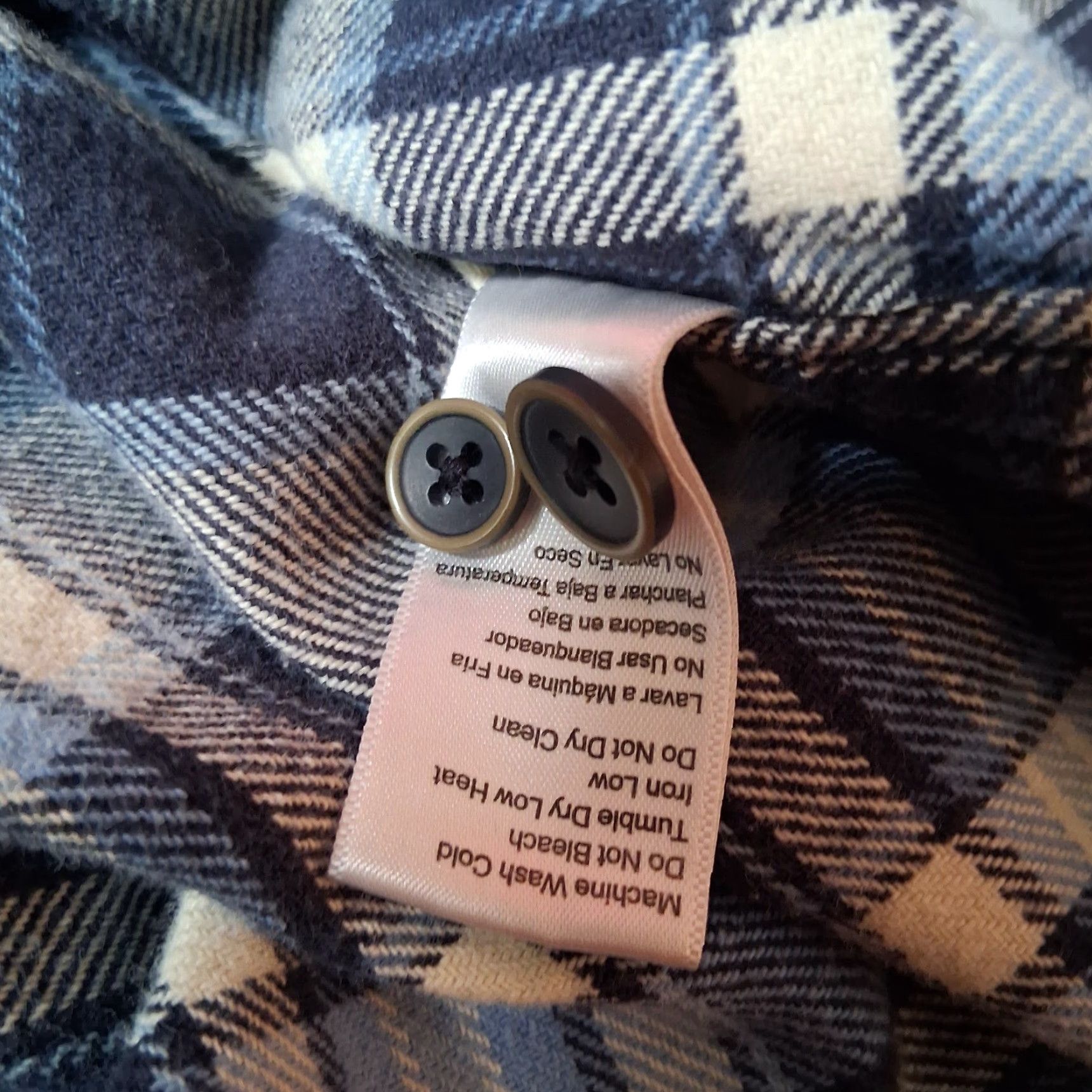 Vintage VINTAGE Jachs Heavyweight Flannel Shirt Men Medium Blue Plaid Button Up Workwear Size US M / EU 48-50 / 2 - 5 Thumbnail
