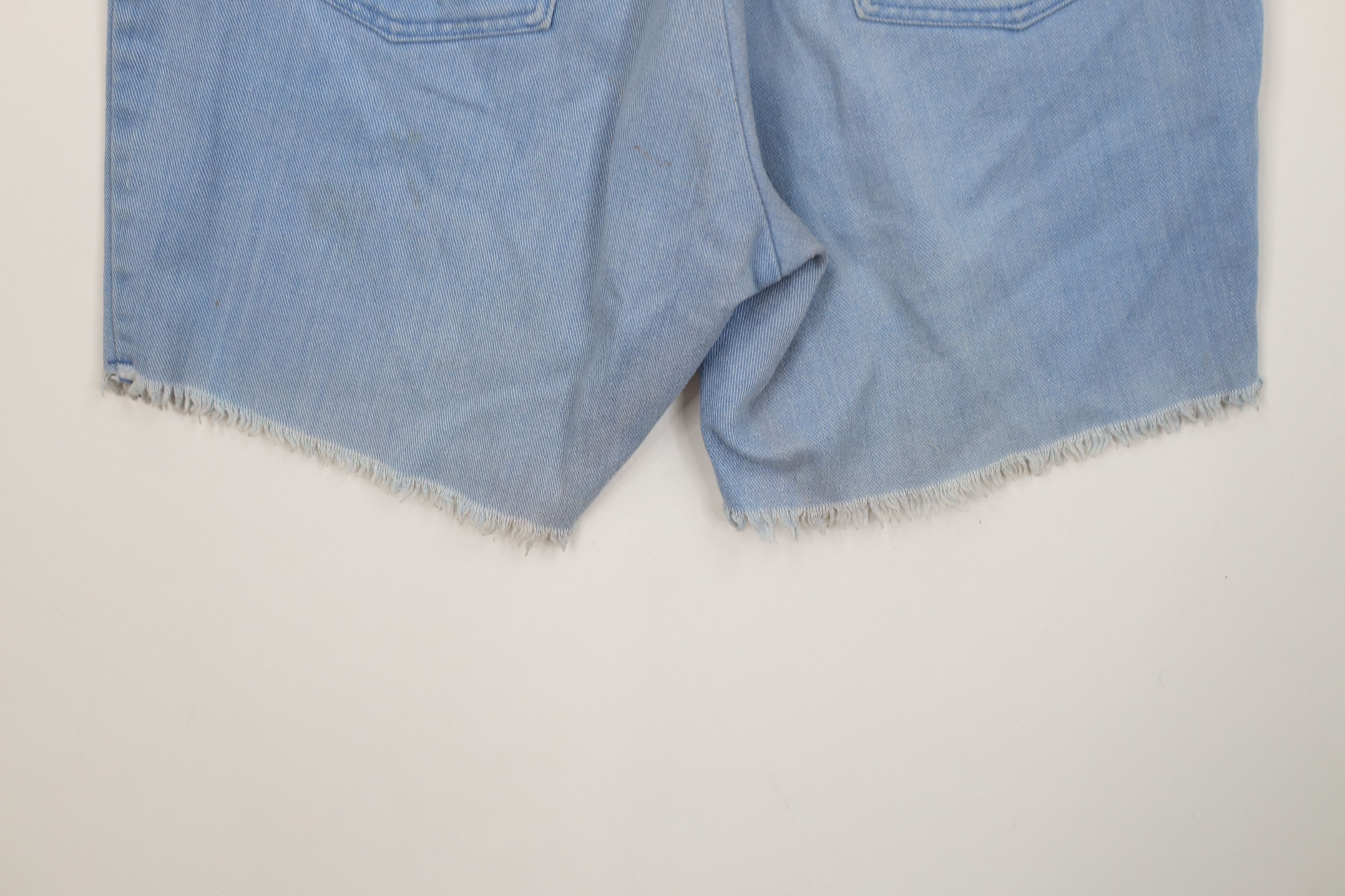 Vintage Vintage 70s Streetwear Denim Jean Short Shorts Blue USA Size US 28 / EU 44 - 14 Thumbnail
