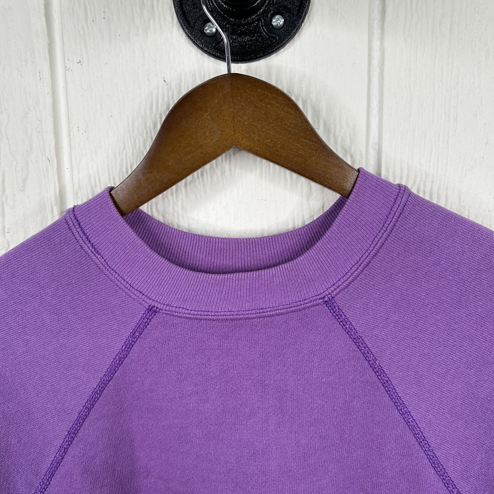 Other Vintage 90's Purple Blank Crewneck Small Size US S / EU 44-46 / 1 - 2 Thumbnail