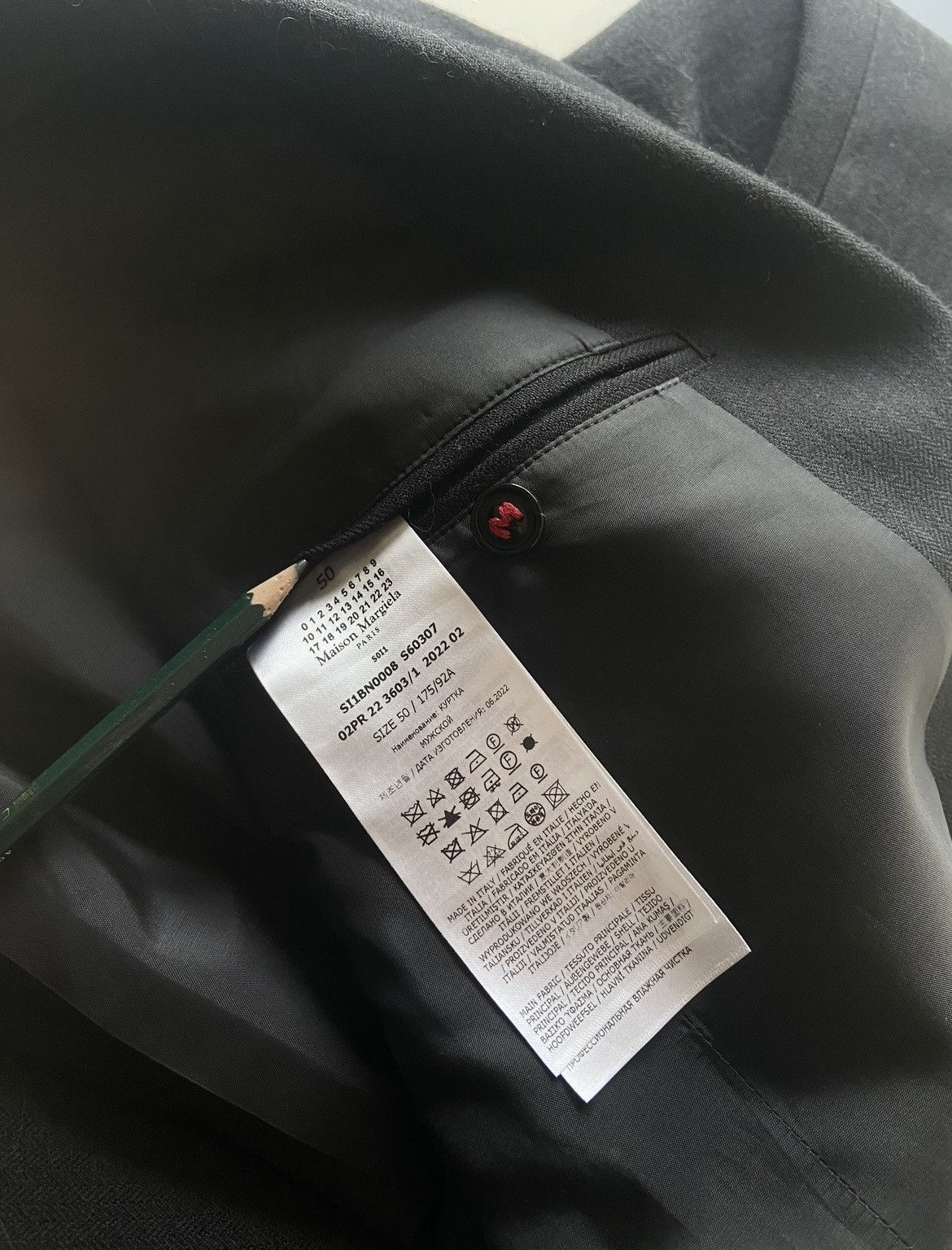 Maison Margiela Maison Margiela Icon Blazer Size 50S - 9 Thumbnail