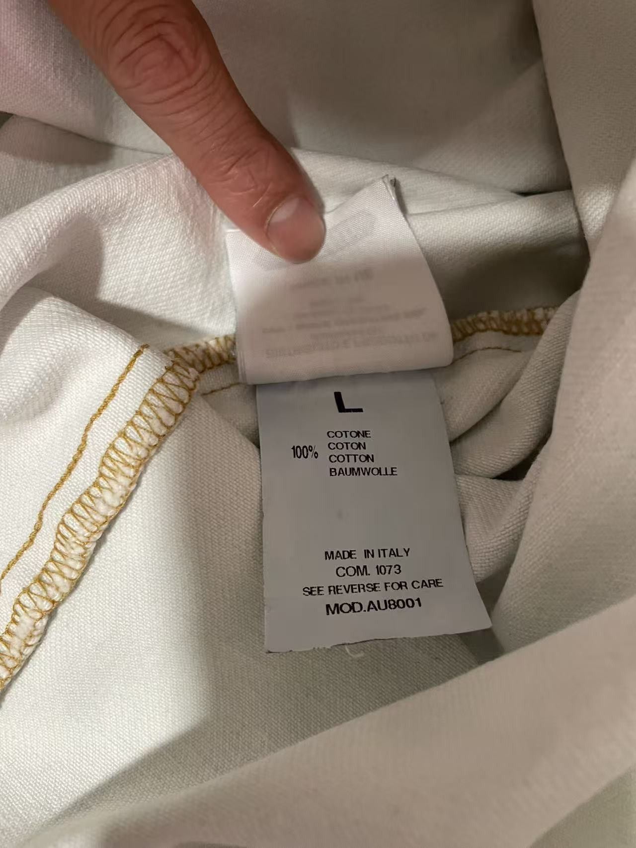 Off-White SS16 Eagle Embroidered Bleached Denim Overshirt Size US L / EU 52-54 / 3 - 11 Thumbnail