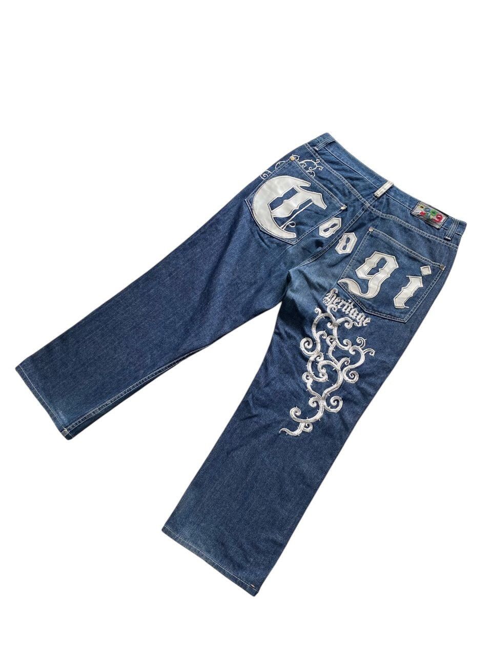 Coogi Coogi Baggy Jeans Embroidered Y2k Rapper Style Size US 36 / EU 52 - 6 Thumbnail