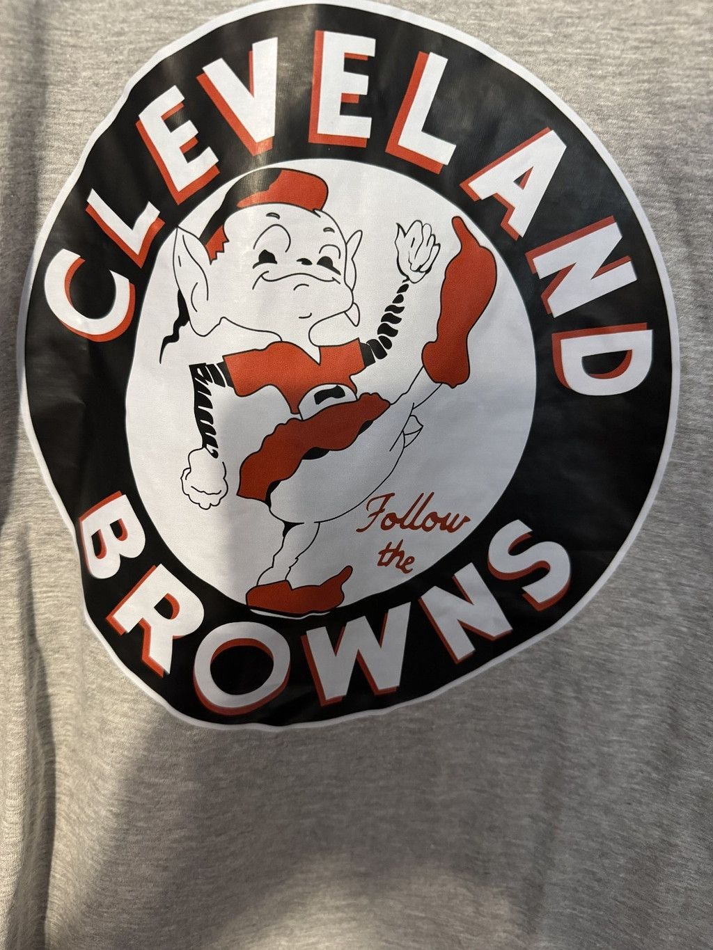 Fruit Of The Loom Cleveland Browns Vintage Brownie the Elf Logo T-shirt Men’s Size US L / EU 52-54 / 3 - 4 Thumbnail