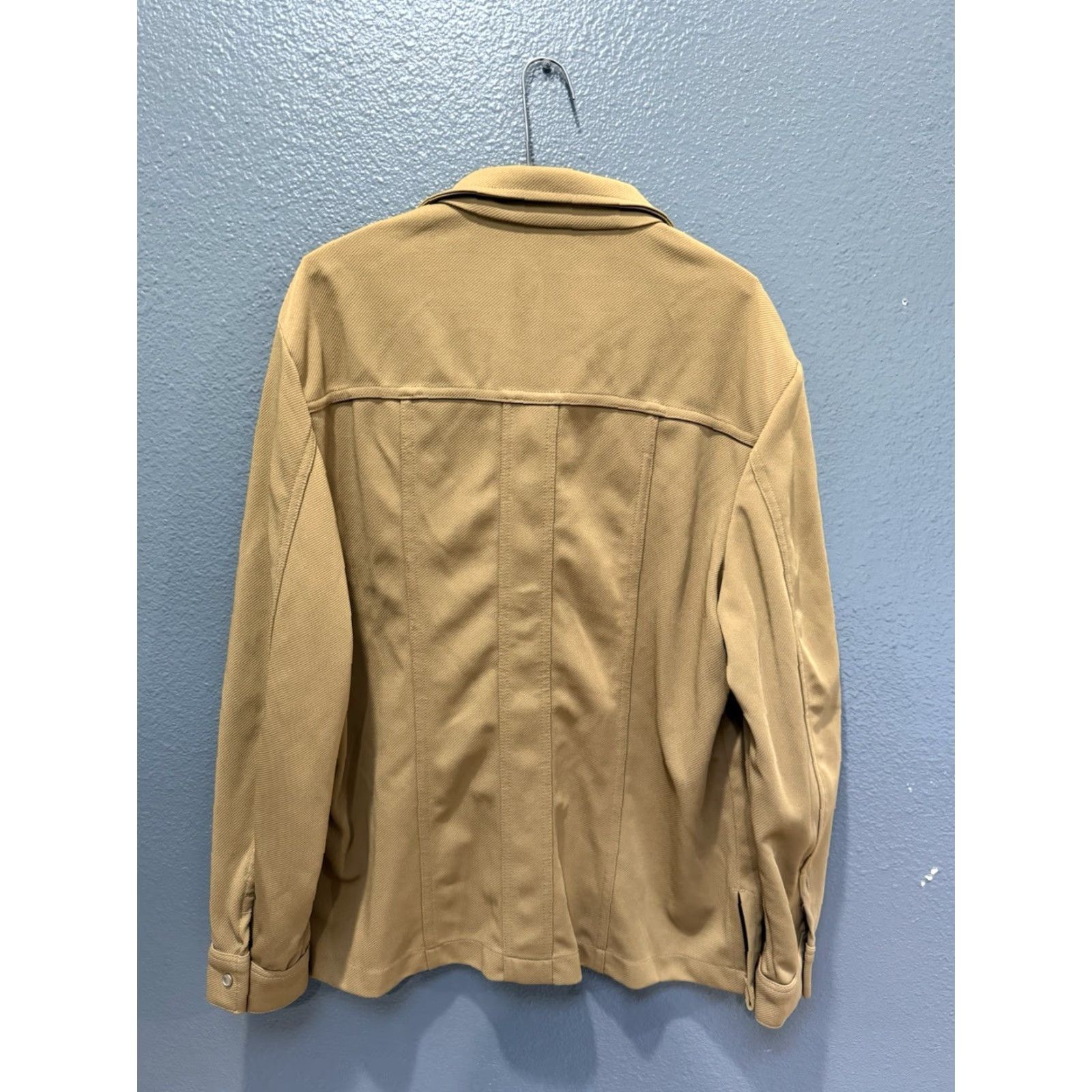 Lee VINTAGE Lee Western Heavyweight Polyester Khaki Pearl Snap Shirt XL Men Beige Long Sleeve Button-Up Size XL Size US XL / EU 56 / 4 - 5 Thumbnail