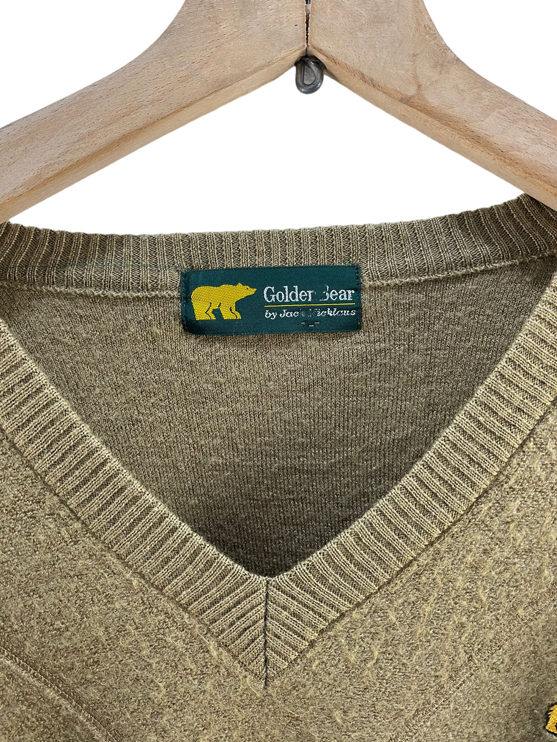 Golden Bear Vintage Golden Bear V Neck Knitwear Size US M / EU 48-50 / 2 - 7 Thumbnail