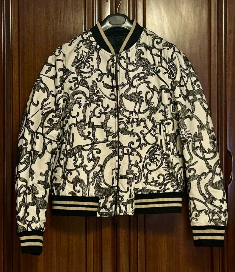 Dries Van Noten Dries Van Noten Embroidered Bomber Jacket Size US M / EU 48-50 / 2 - 1 Thumbnail