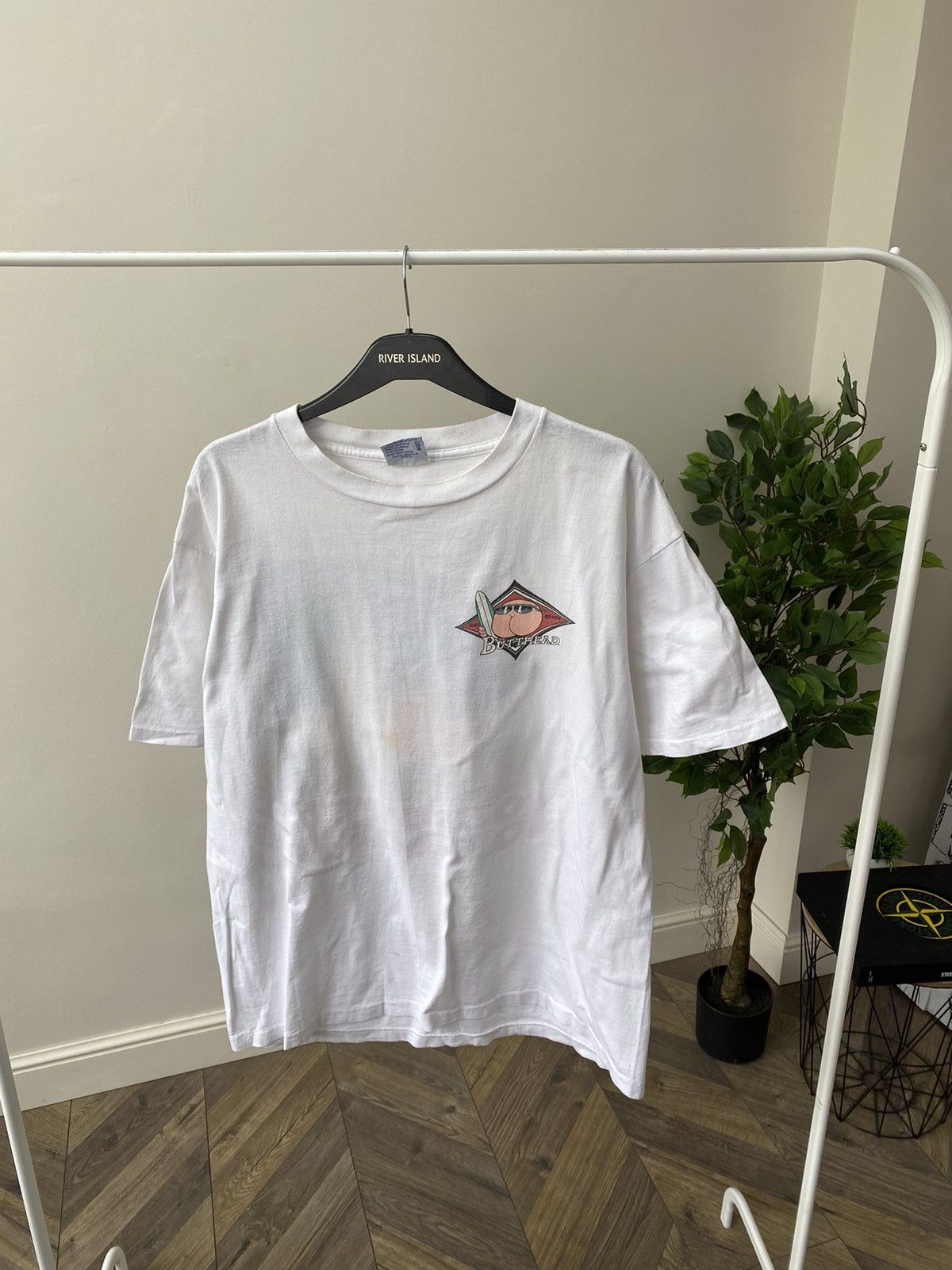 Band Tees × Designer × Vintage Vtg 1993 ButtHead Surfing USA Big Print Size US XL / EU 56 / 4 - 3 Thumbnail
